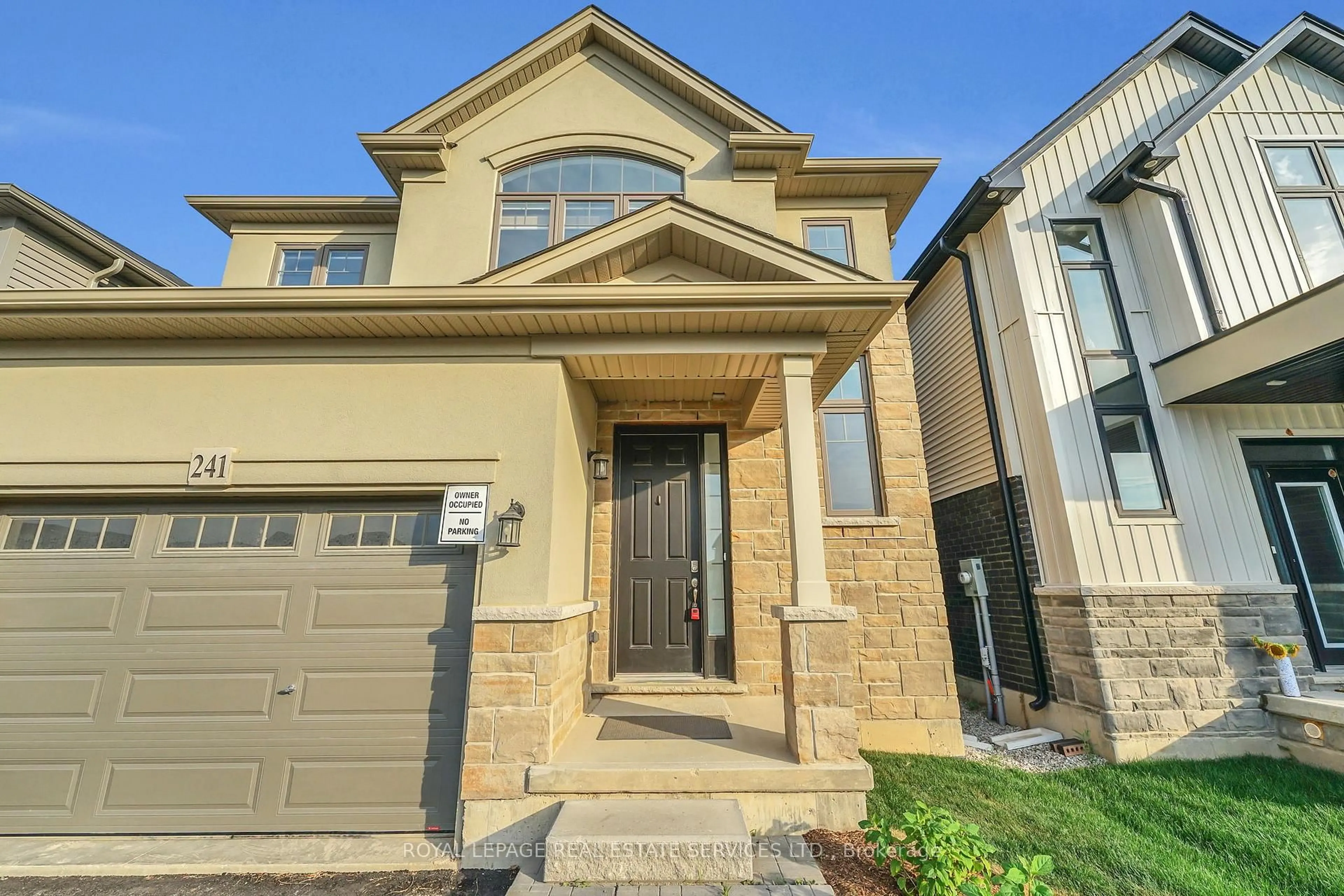 Home with brick exterior material, street for 241 Longboat Ru, Brantford Ontario N3T 5L5