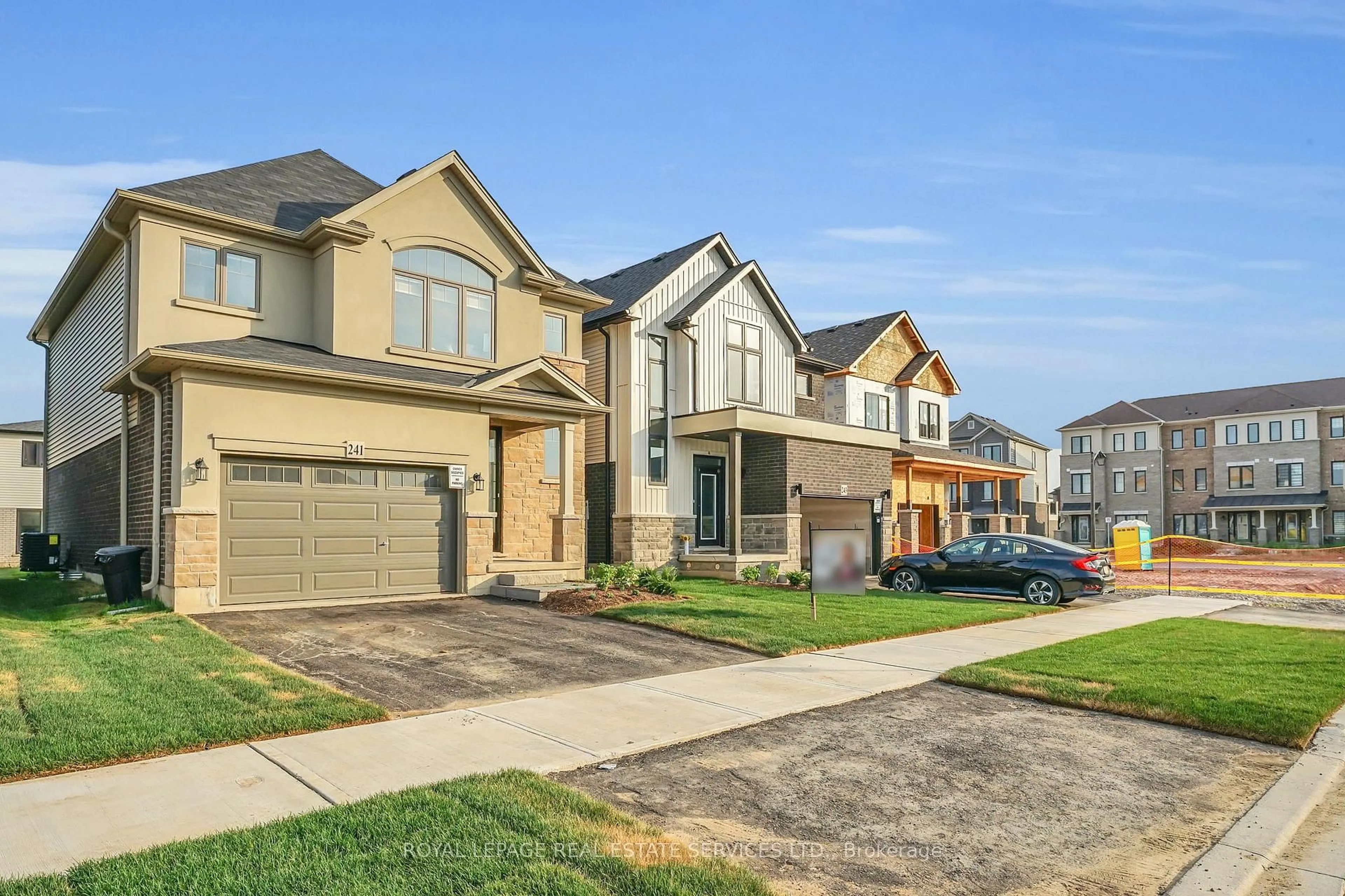 Home with brick exterior material, street for 241 Longboat Ru, Brantford Ontario N3T 5L5