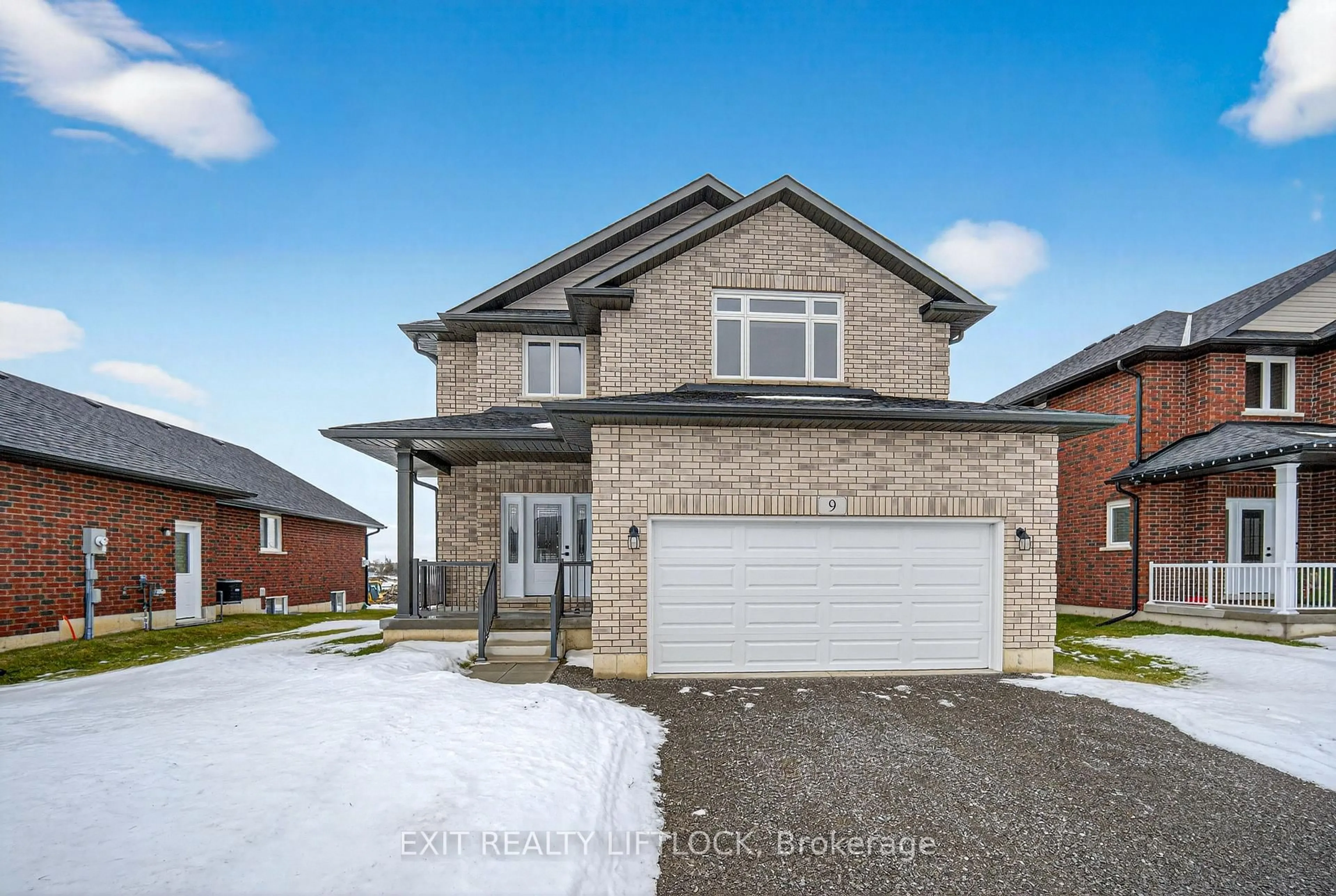Home with brick exterior material, street for 9 Keeler Crt, Asphodel-Norwood Ontario K0L 2V0