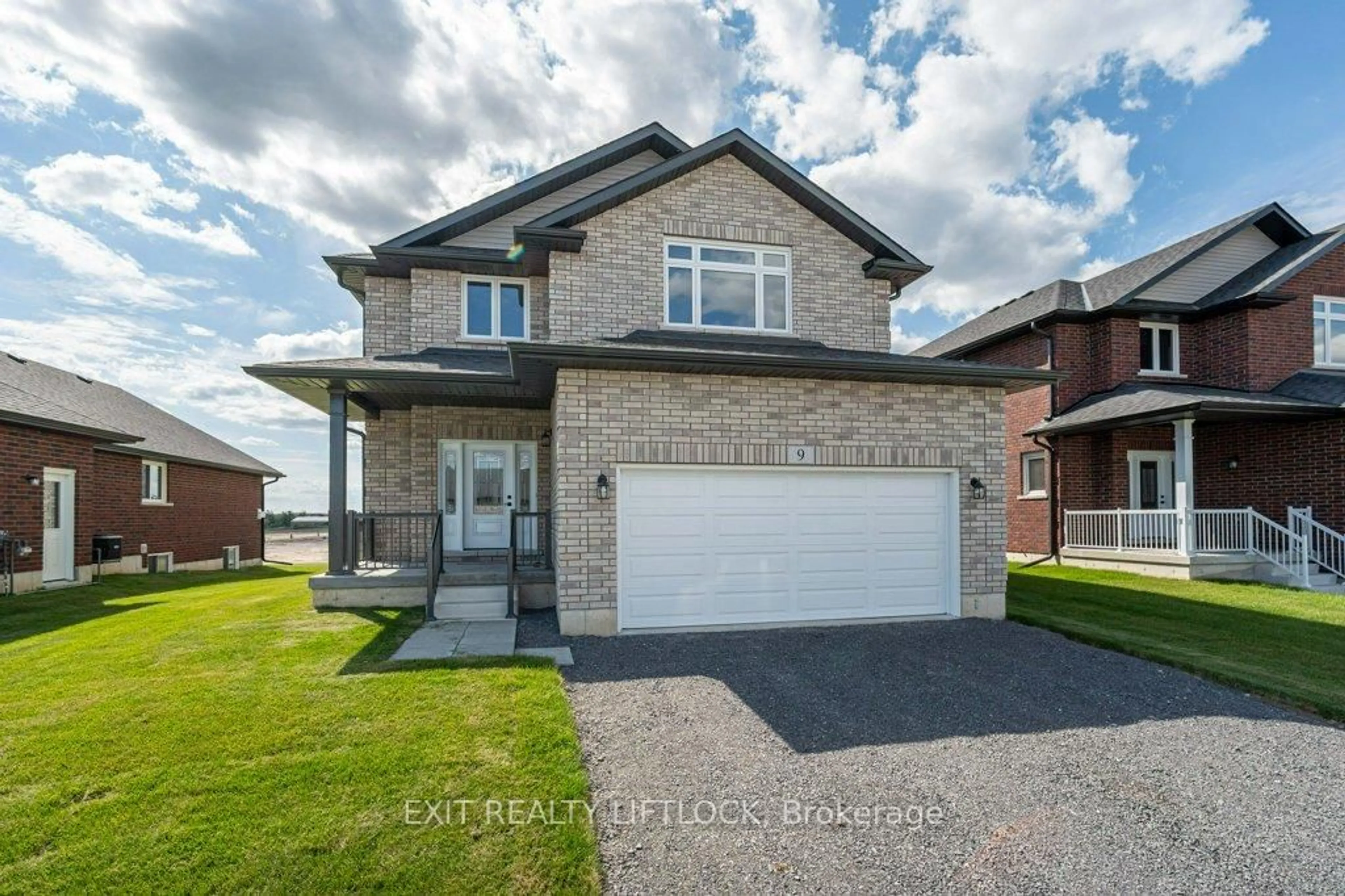 Home with brick exterior material, street for 9 Keeler Crt, Asphodel-Norwood Ontario K0L 2V0