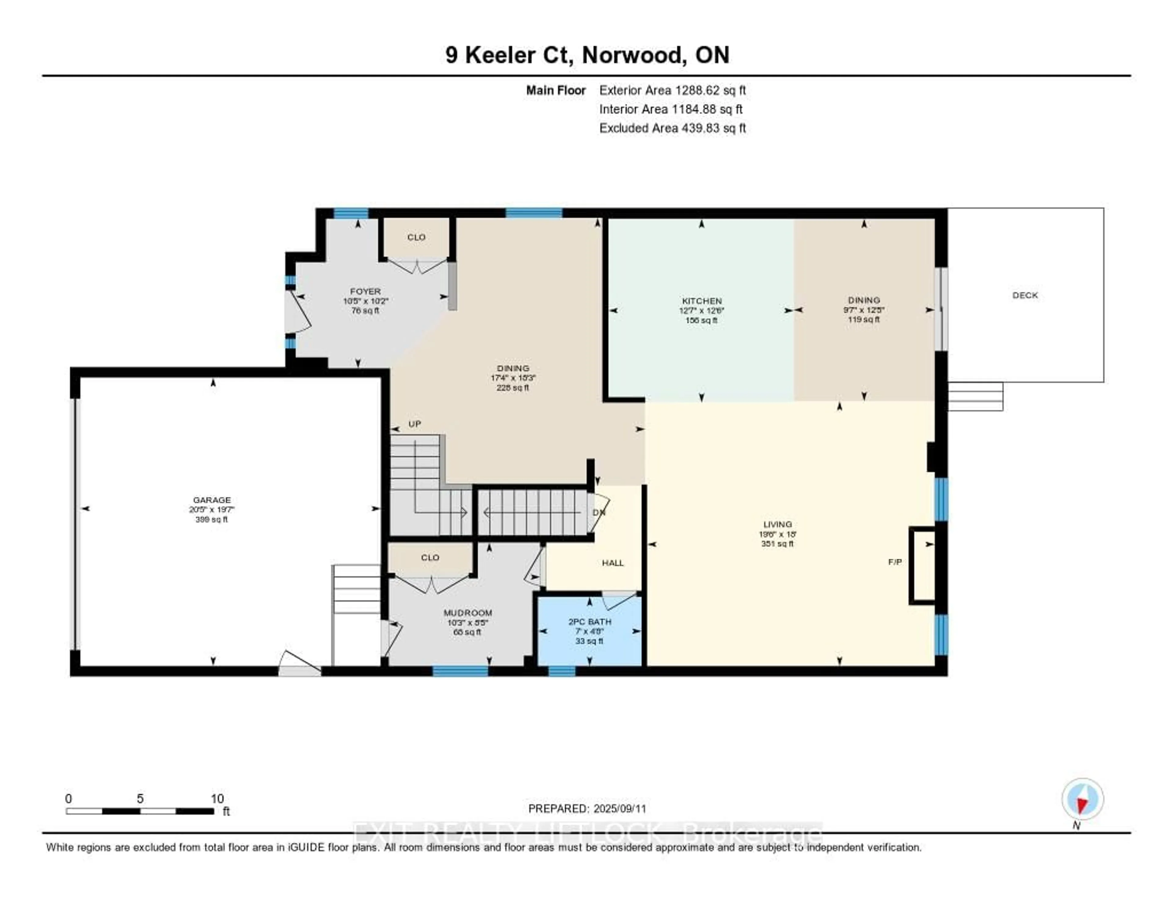 Floor plan for 9 Keeler Crt, Asphodel-Norwood Ontario K0L 2V0