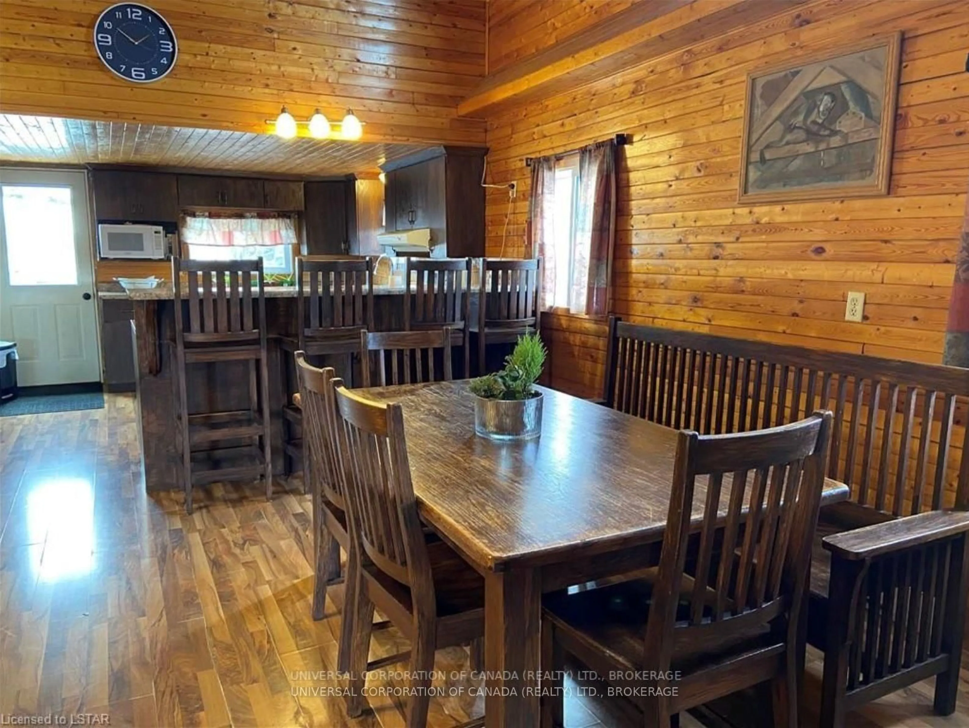 Dining room, wood/laminate floor for 53137 Calton Line, Malahide Ontario N5H 2R5