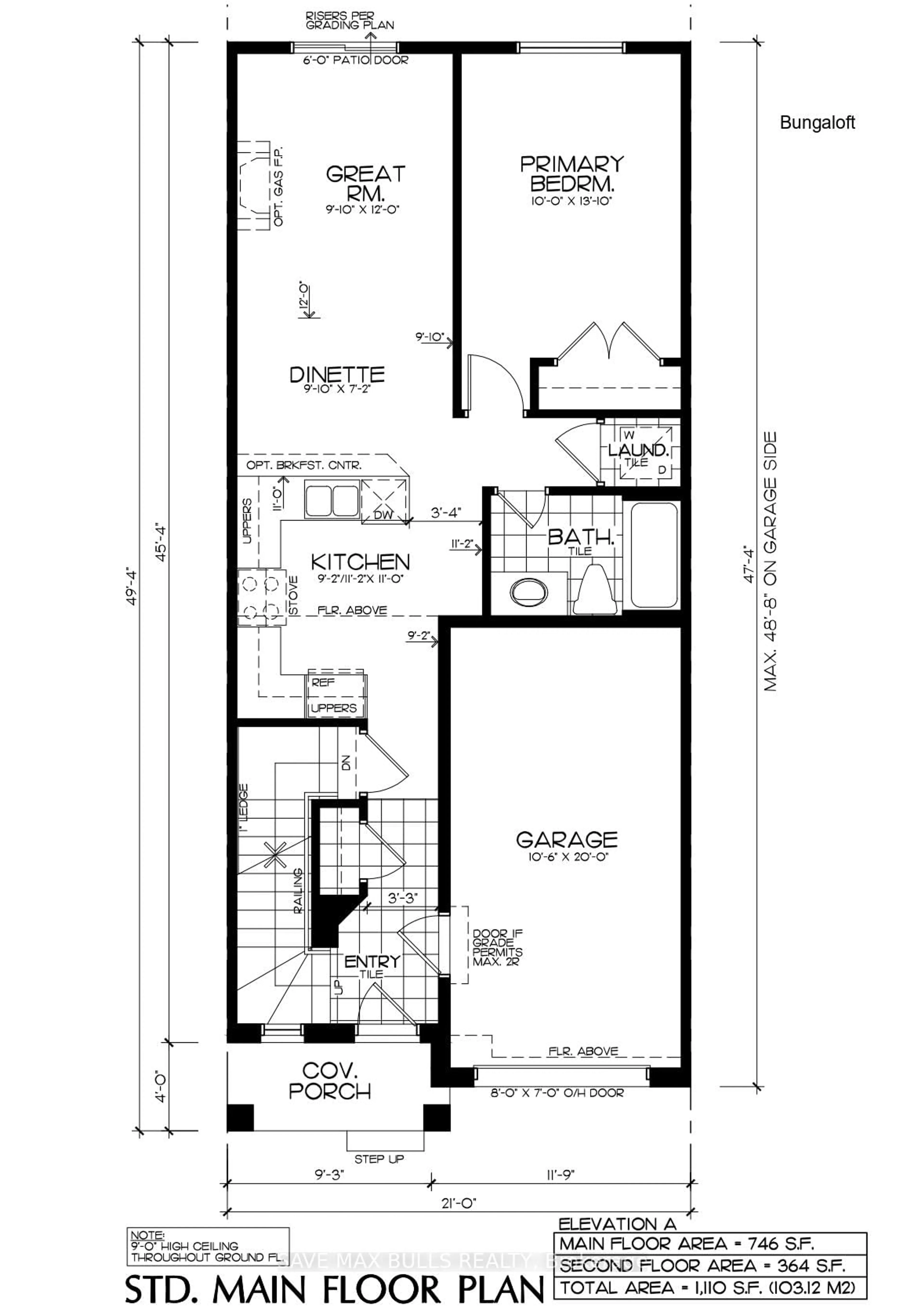 Floor plan for 803 Burwell St, Fort Erie Ontario L2A 0H5