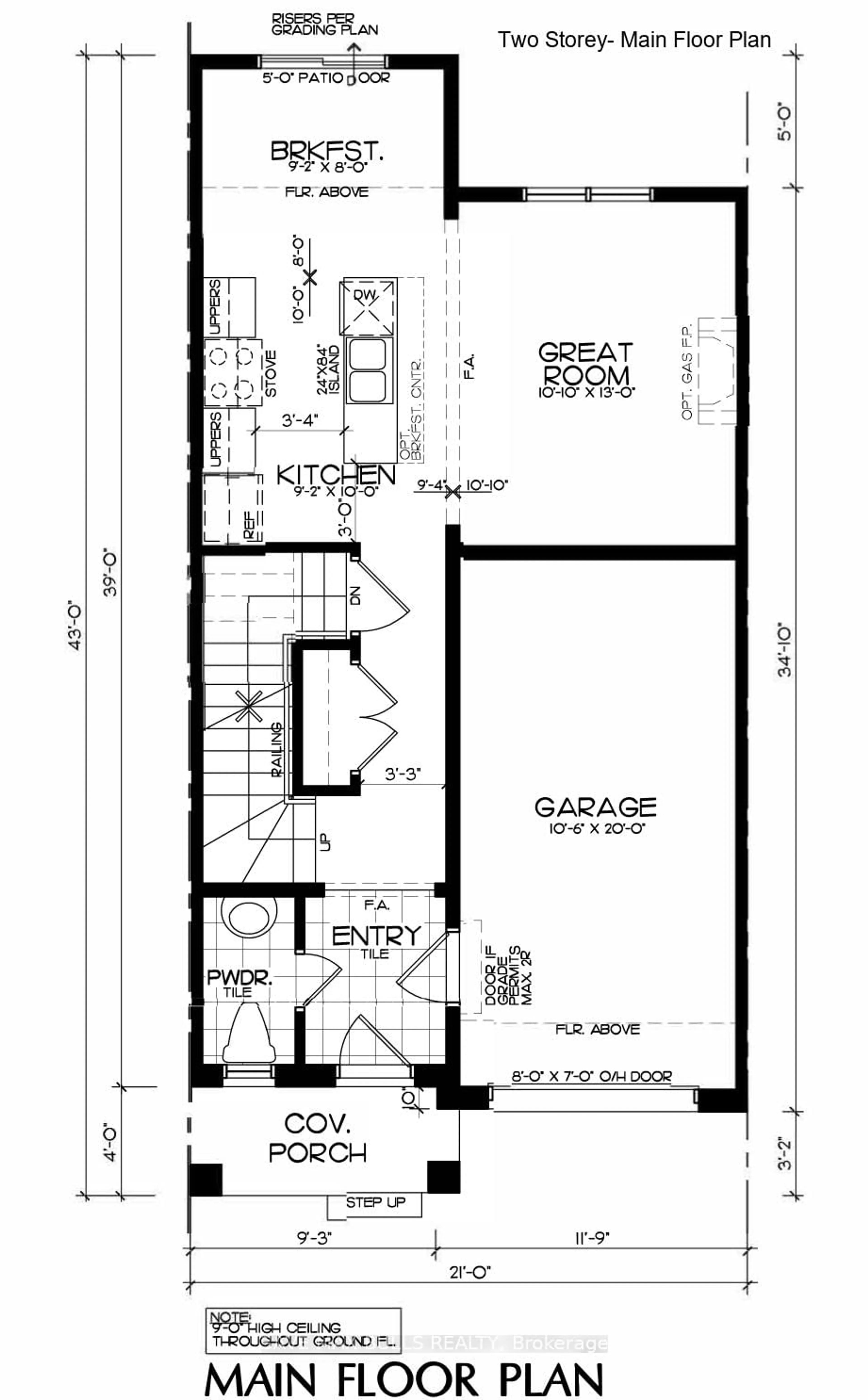 Floor plan for 799 Burwell St, Fort Erie Ontario L2A 0H5