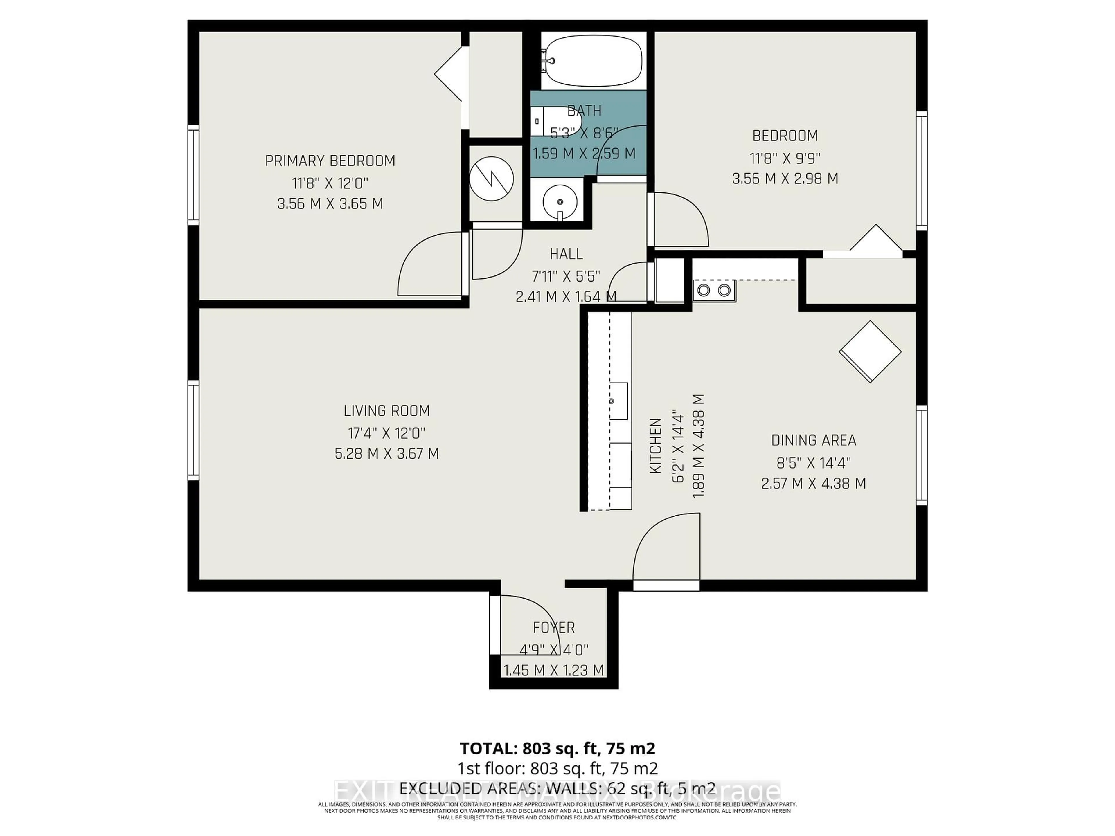 Floor plan for 1 John St, South Dundas Ontario K0E 1K0
