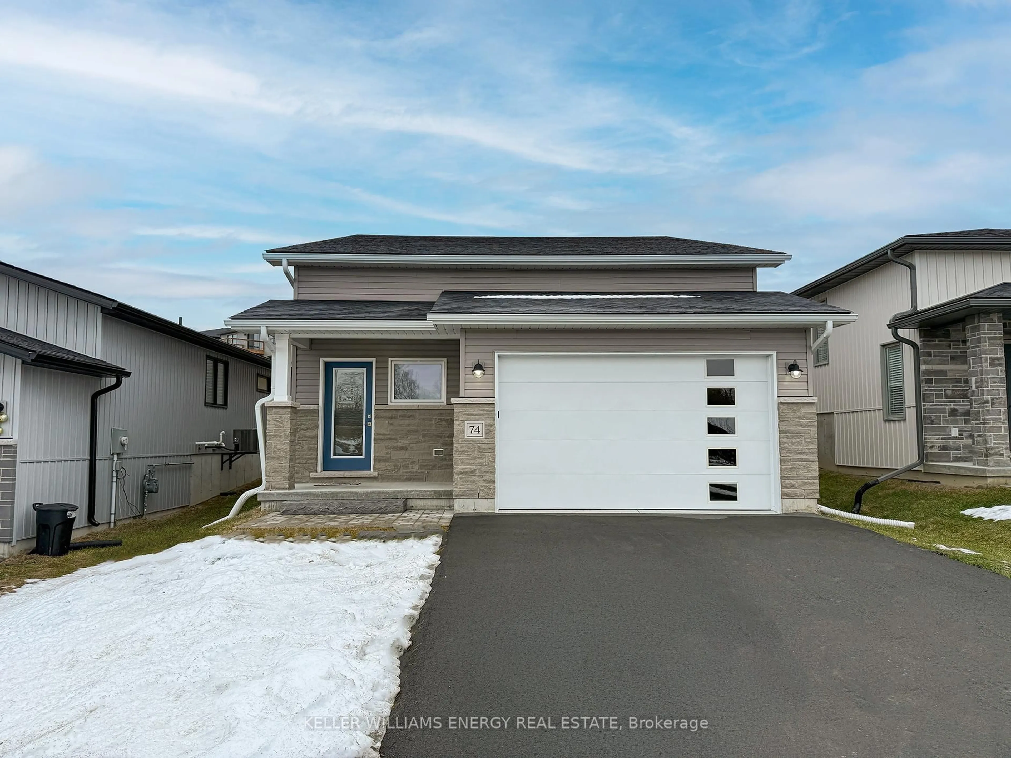 Home with vinyl exterior material, street for 74 MEAGAN Lane, Hastings Ontario K0K 2C0