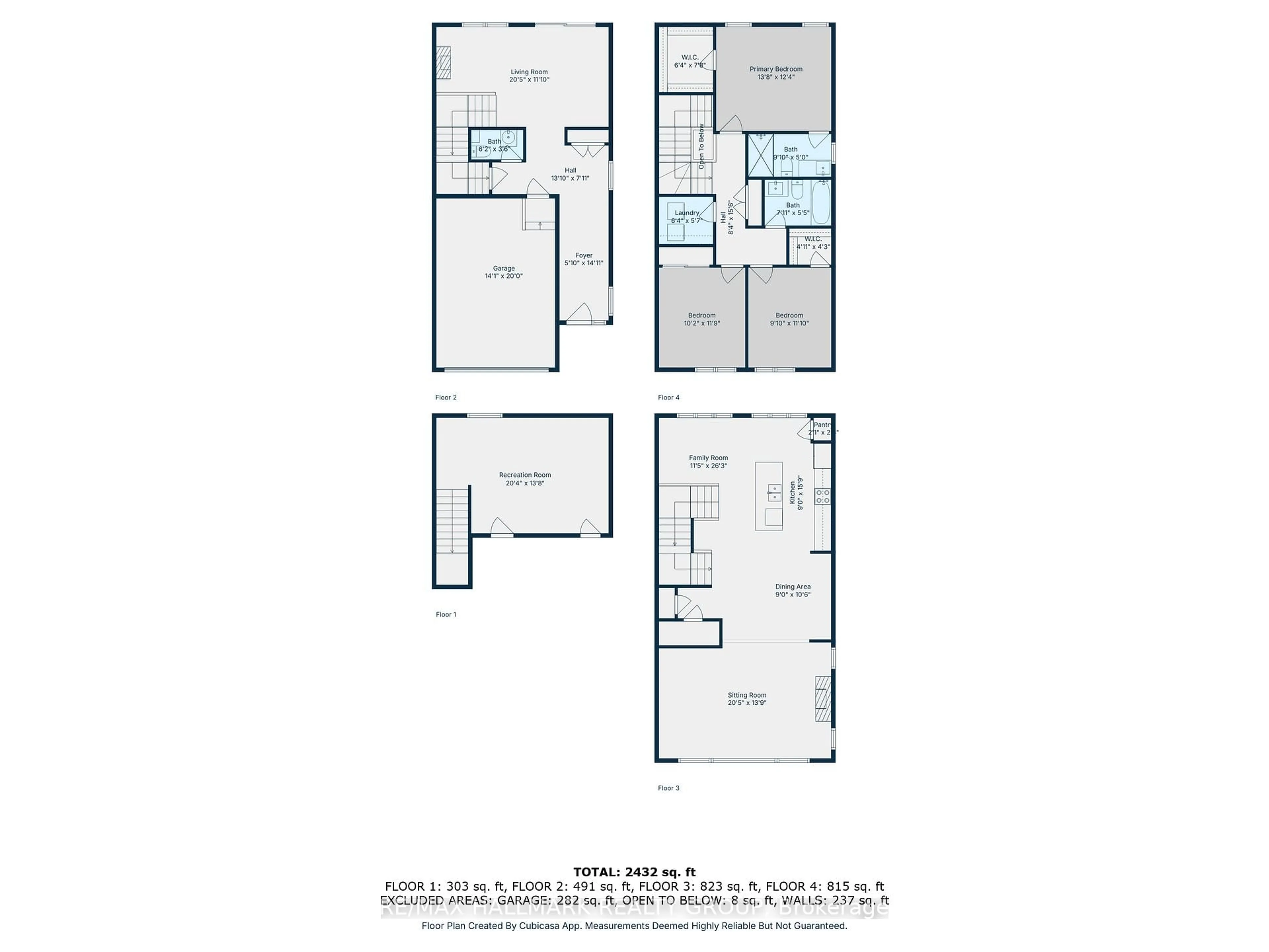 Floor plan for 5017 Abbott St, Ottawa Ontario K2V 0M6