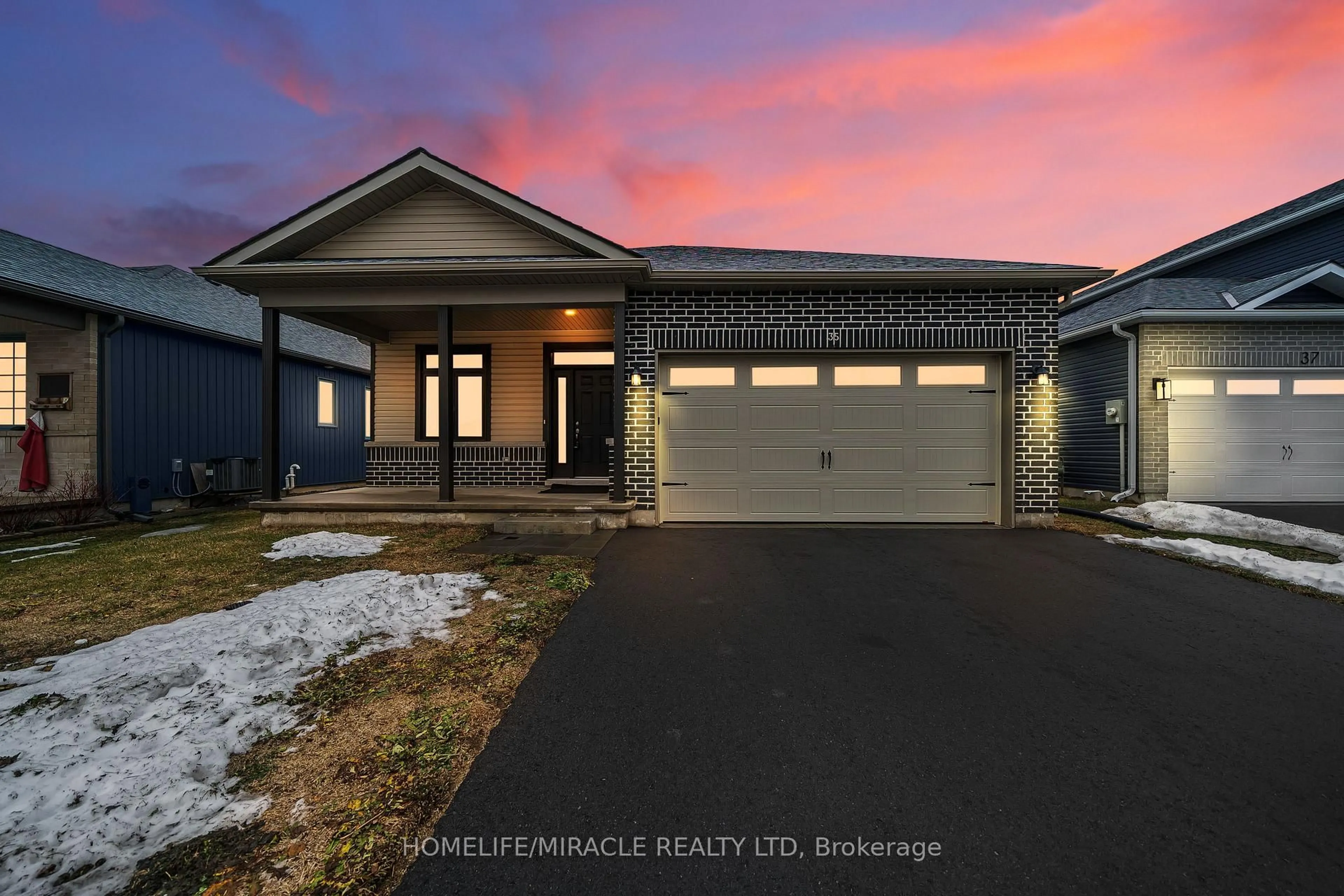 Home with brick exterior material, street for 35 Allen St, Prince Edward County Ontario K0K 2T0