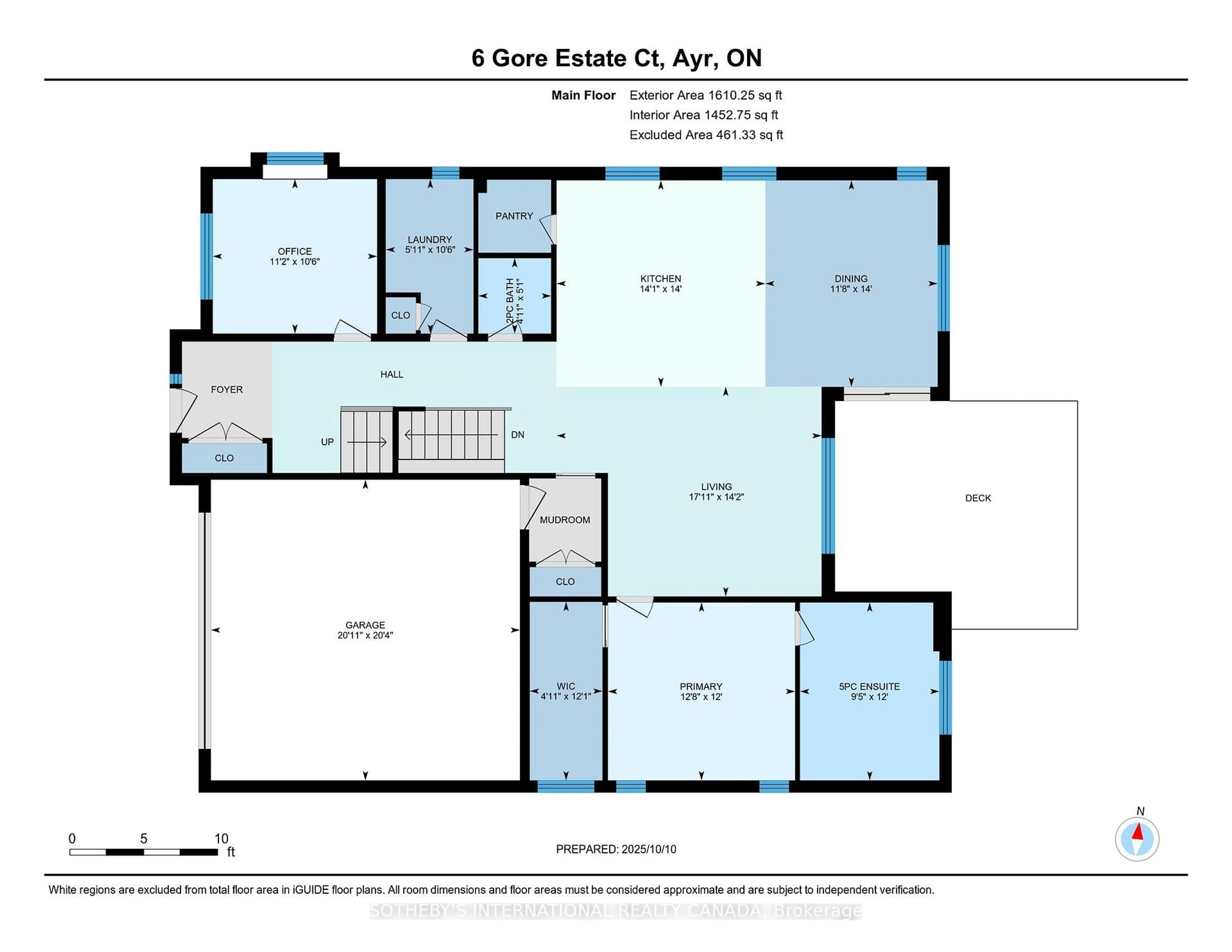 Floor plan for 6 Gore Estate Crt, North Dumfries Ontario N0B 1E0