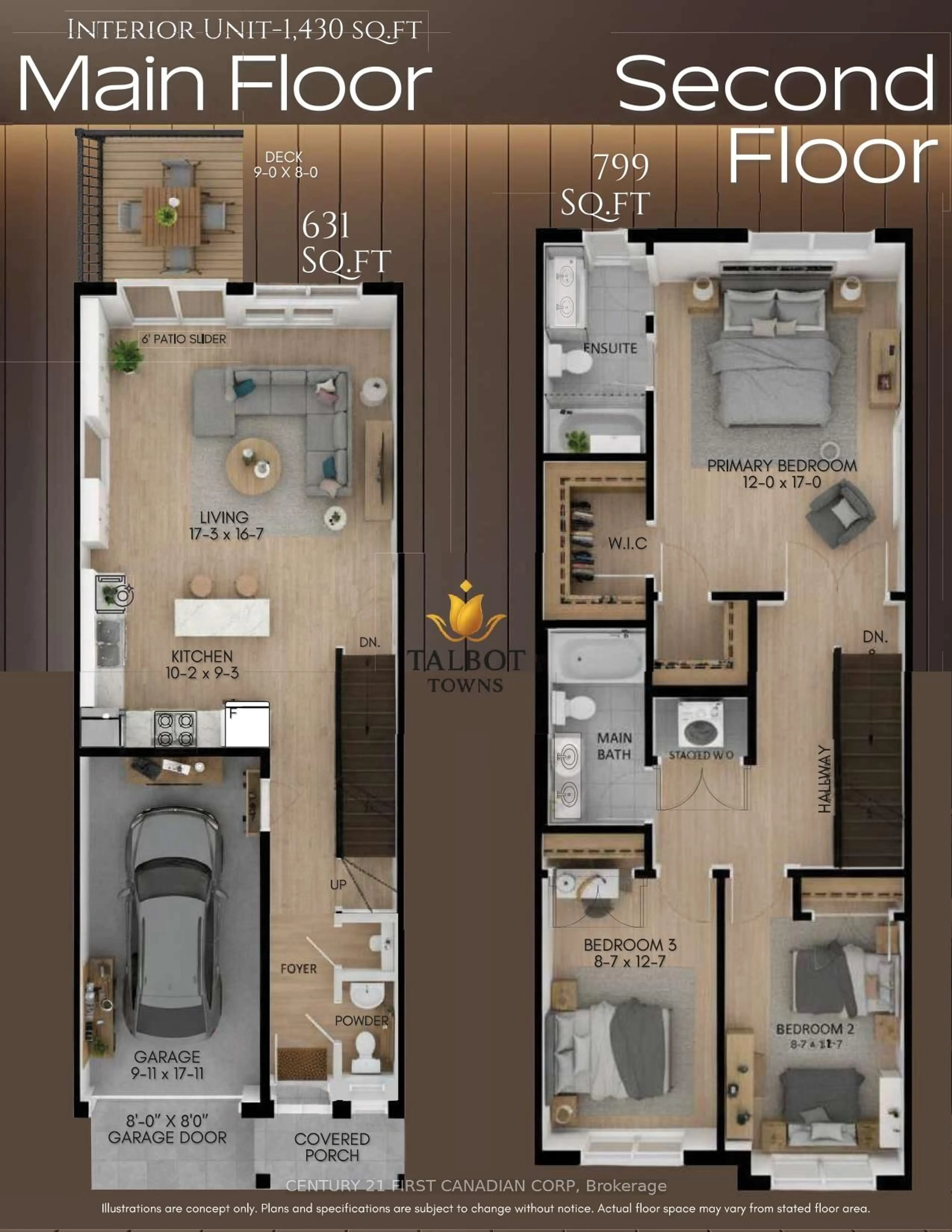 Floor plan for 6092 Pack Rd #17, London South Ontario N6P 1M3