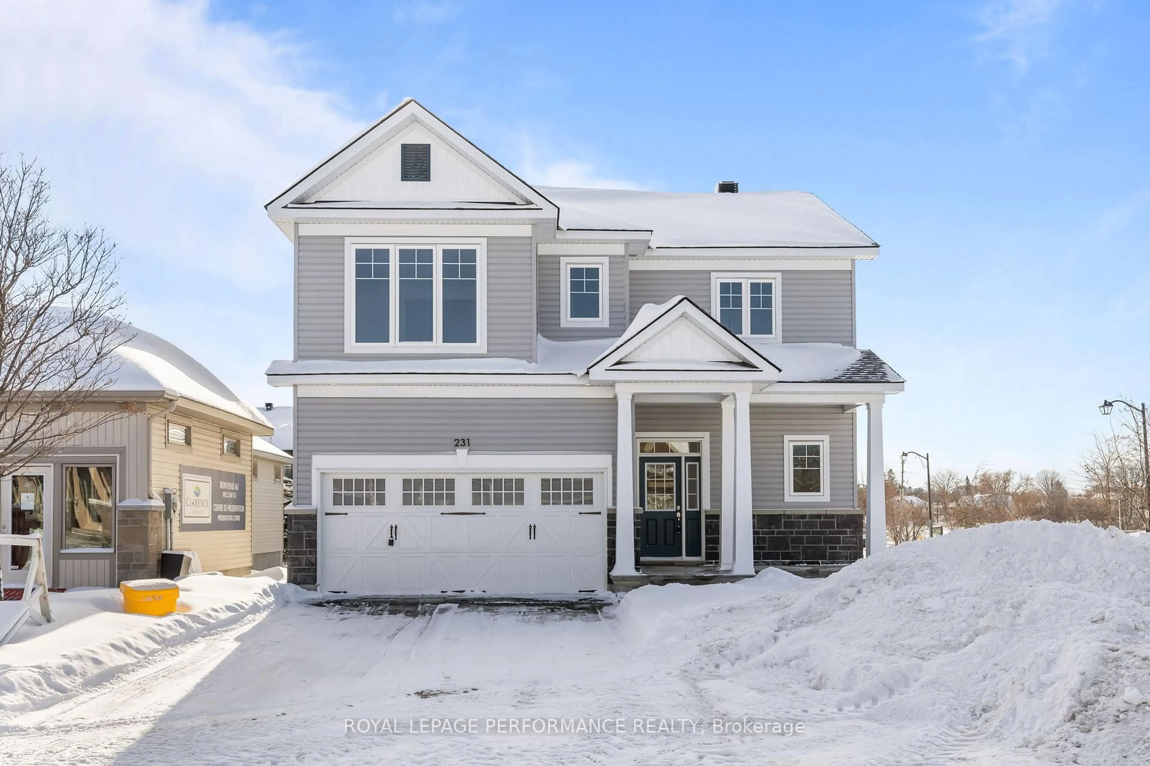 Home with vinyl exterior material, street for 231 L'etang St, Clarence-Rockland Ontario K4K 0K1