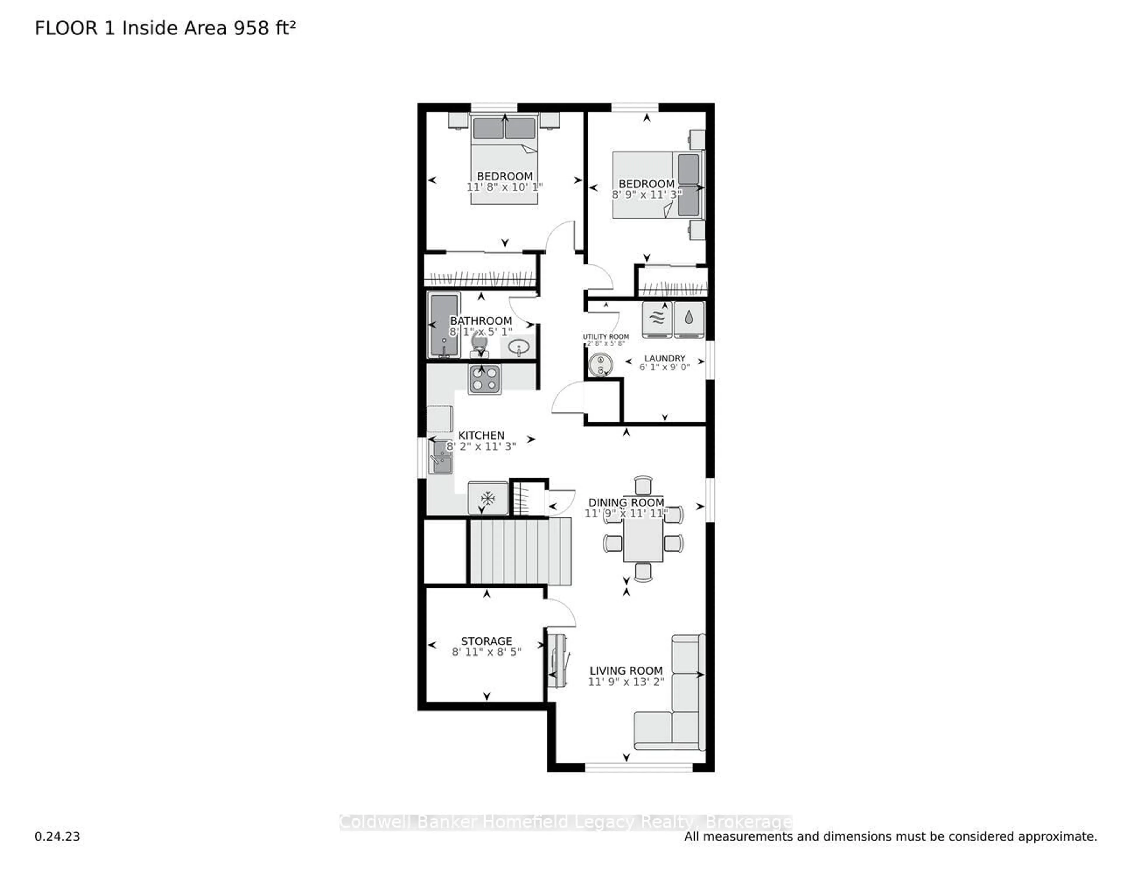 Floor plan for 17 Laurier St, Stratford Ontario N5A 4M2