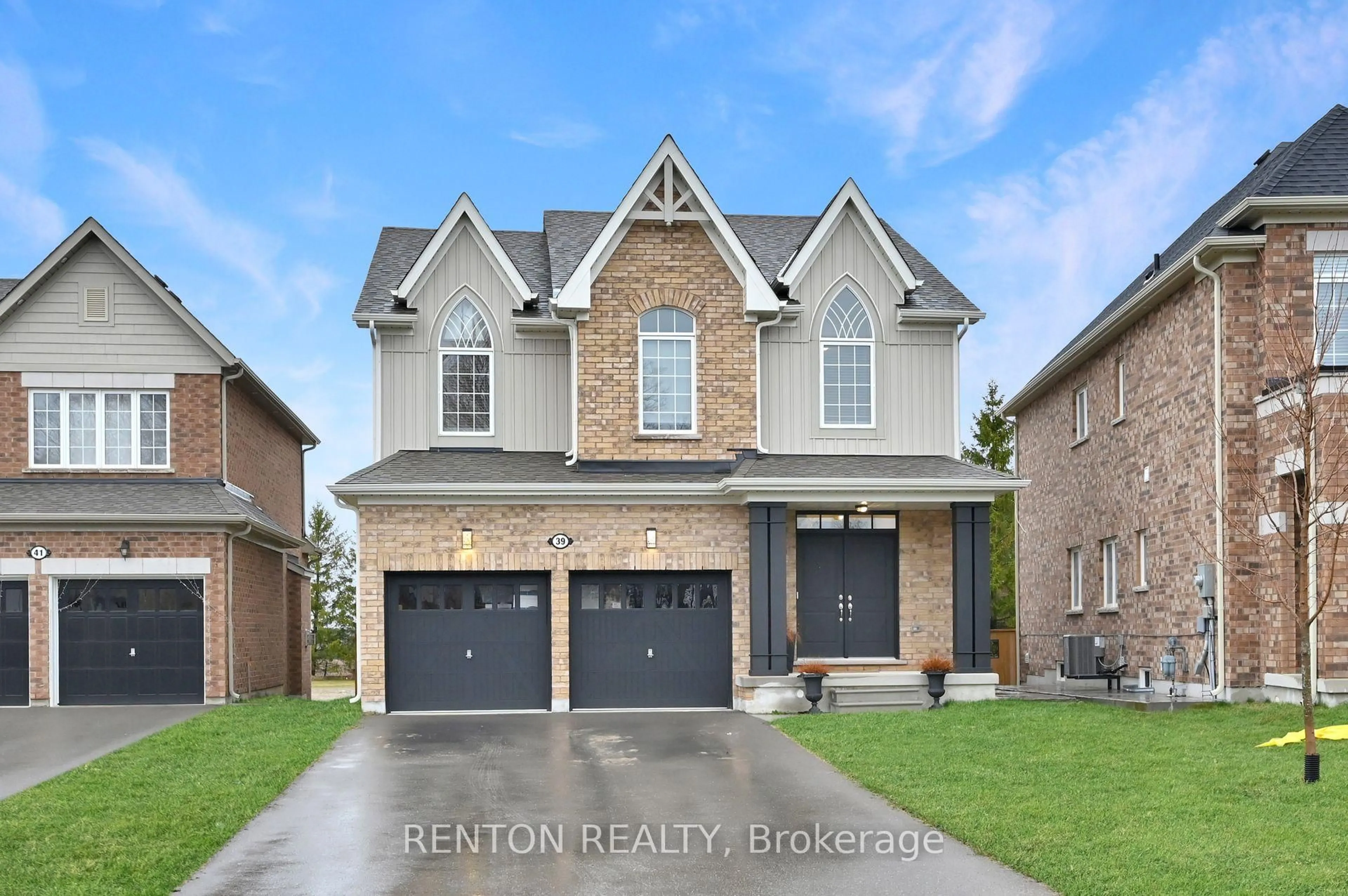 Home with brick exterior material, street for 39 Rainey Dr, East Luther Grand Valley Ontario L9W 7R5