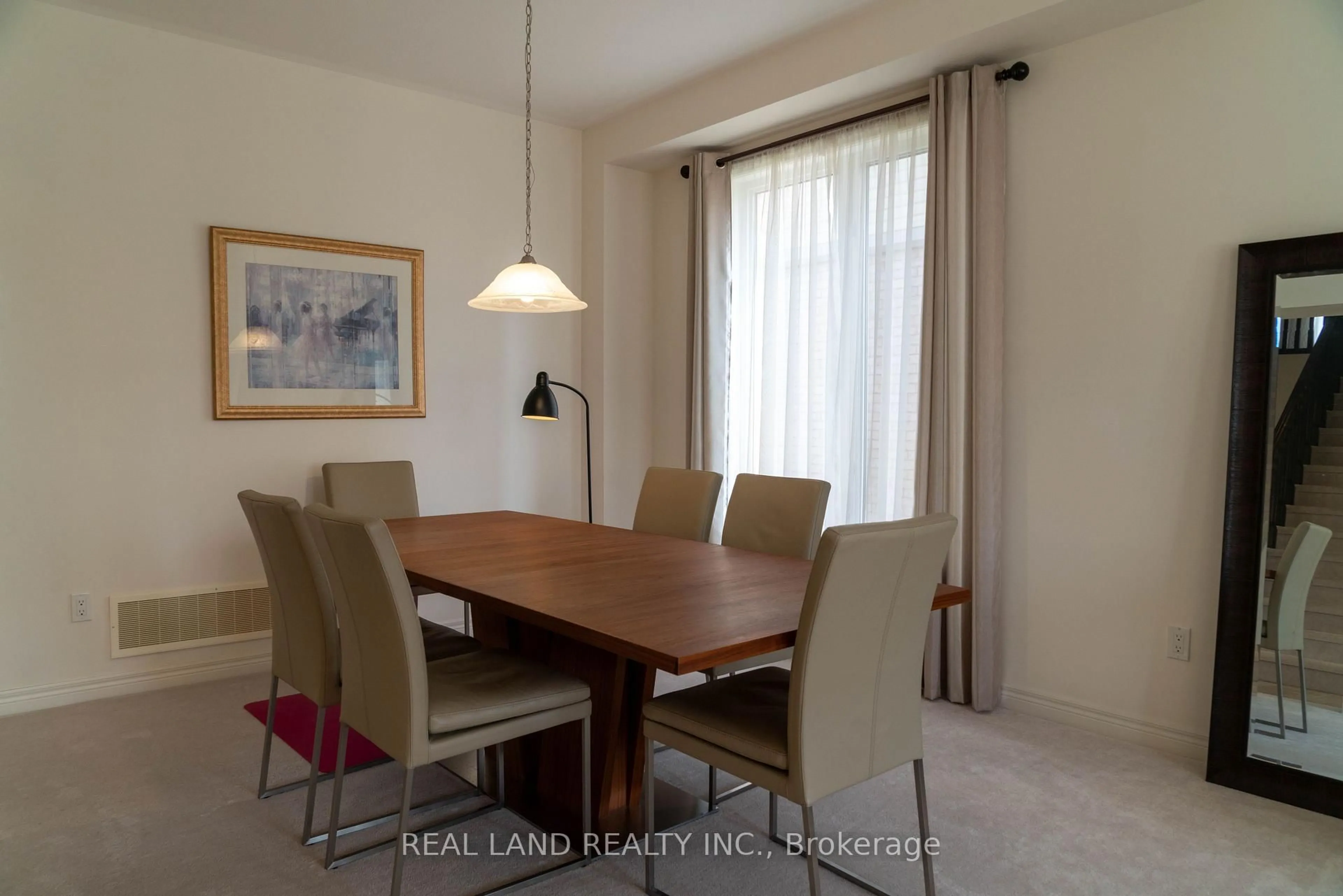 Dining room, wood/laminate floor for 6284 St. Michael Ave, Niagara Falls Ontario L2H 0C8