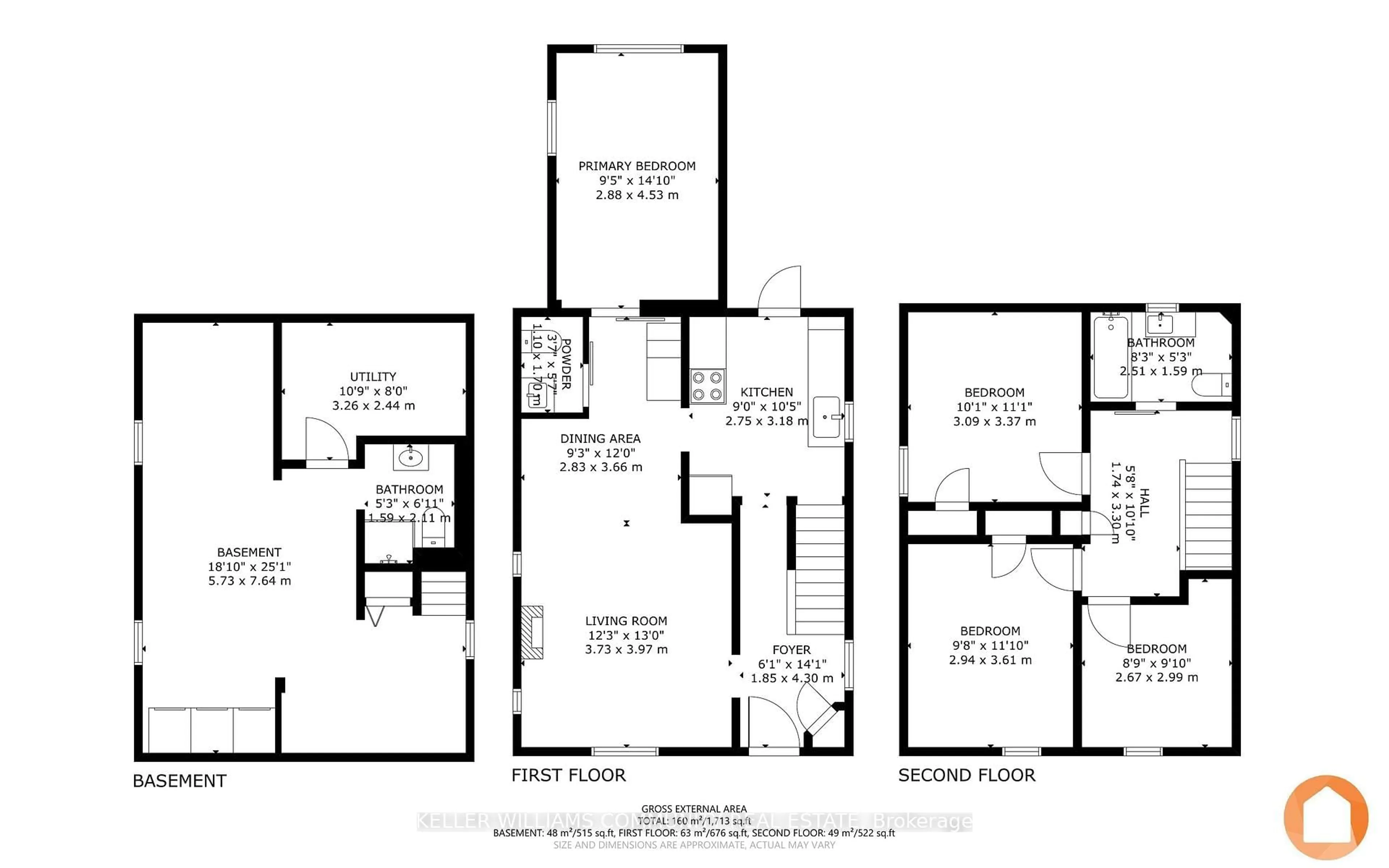 Floor plan for 112 Lansdowne St, Peterborough Ontario K9J 1Y1