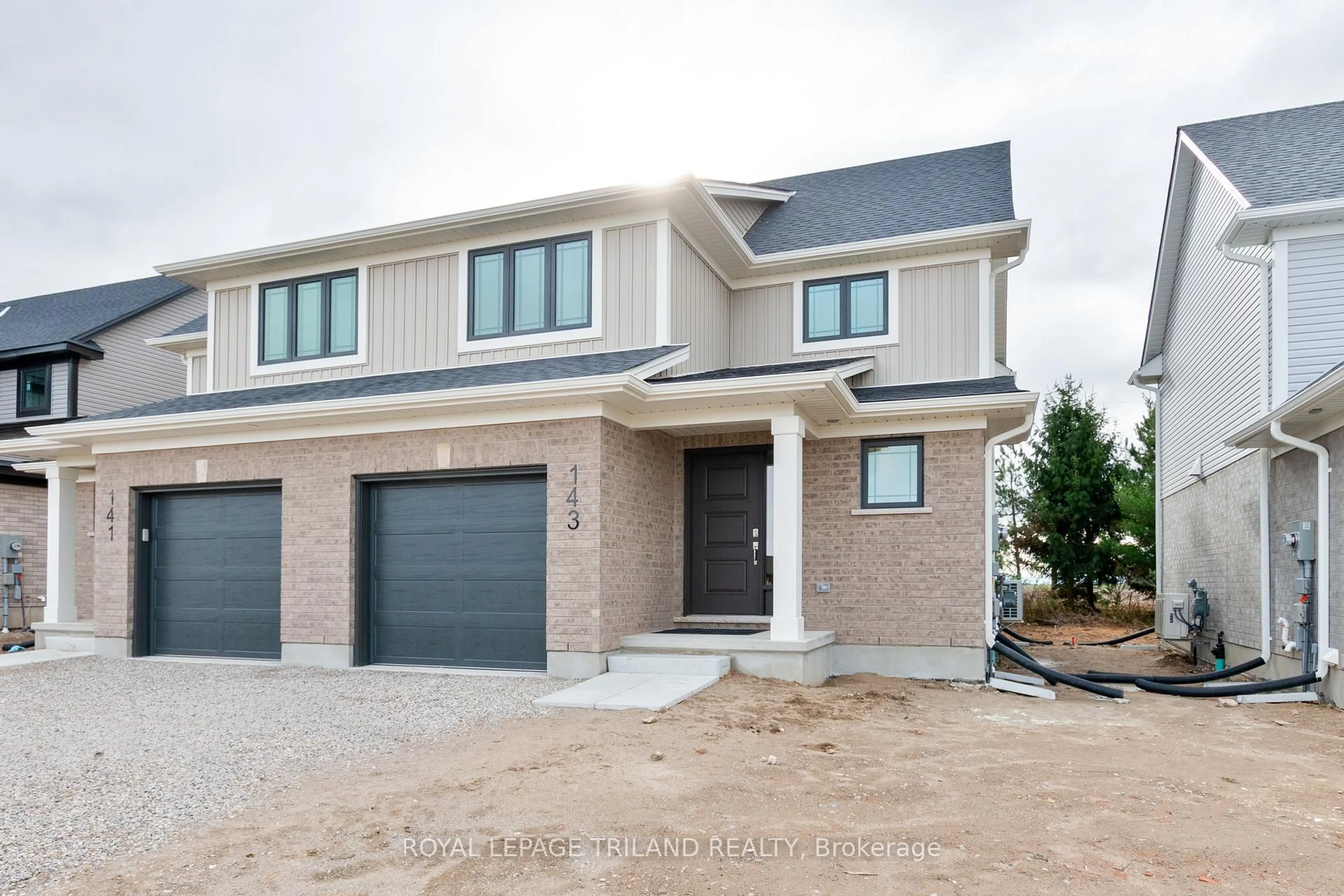 Home with brick exterior material, street for 143 STYLES Dr, St. Thomas Ontario N5R 0R1