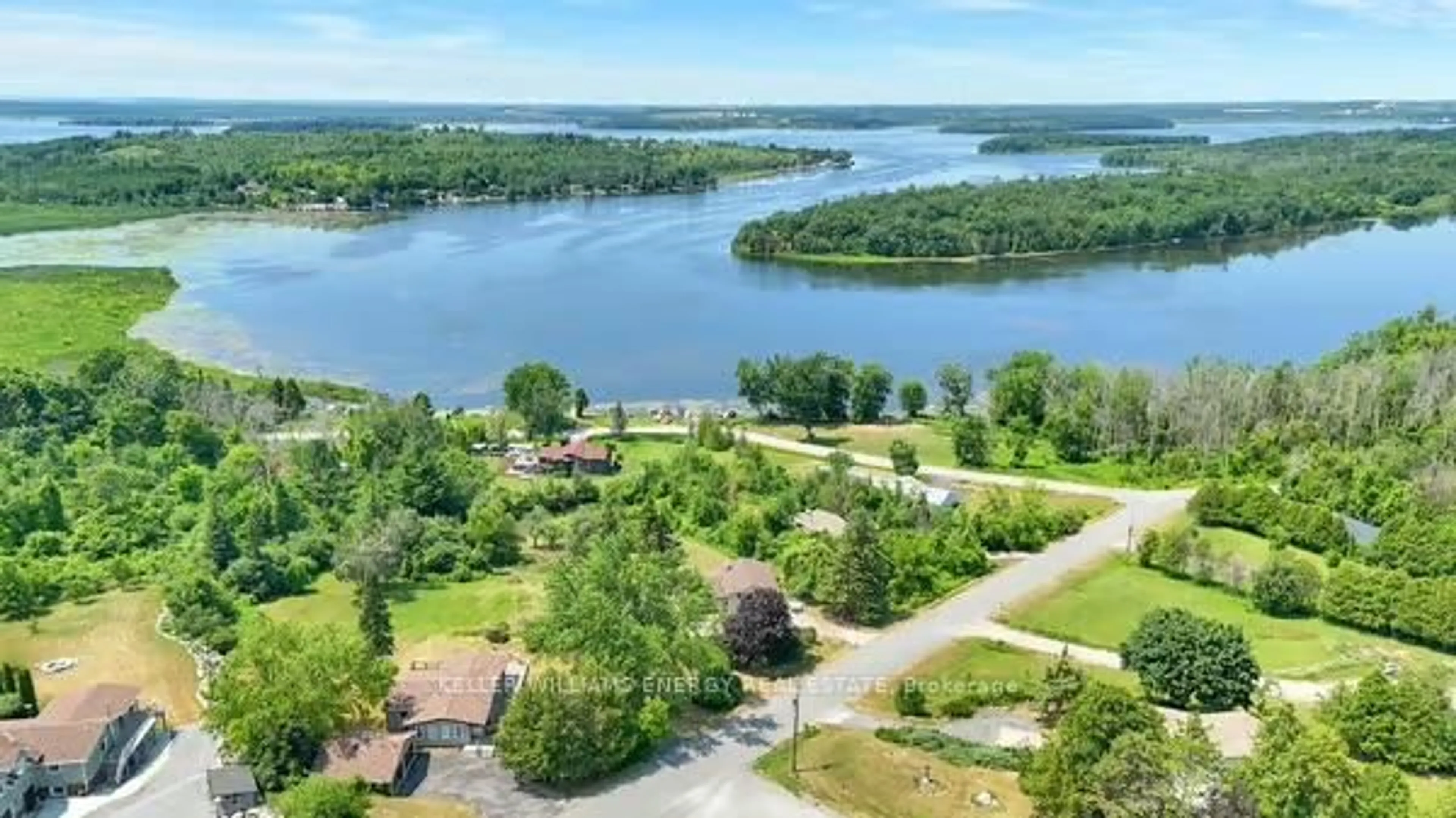 A pic from outside/outdoor area/front of a property/back of a property/a pic from drone, water/lake/river/ocean view for 192 Grandview Dr, Alnwick/Haldimand Ontario K0K 2X0