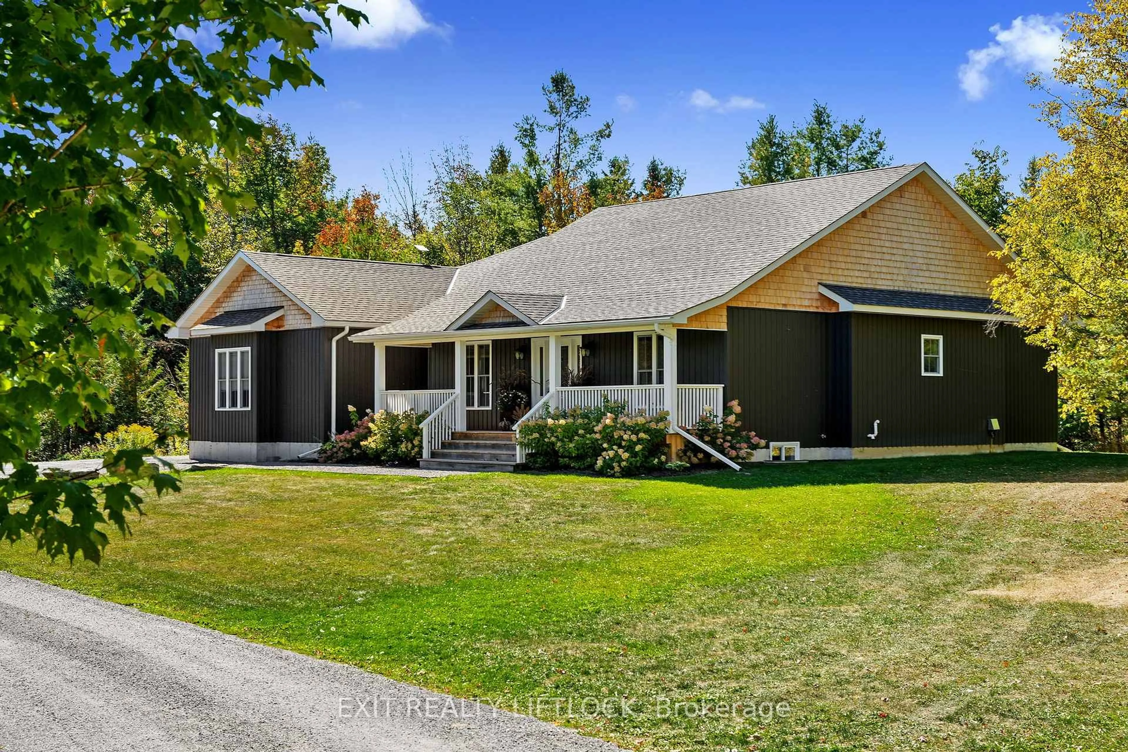 A pic from outside/outdoor area/front of a property/back of a property/a pic from drone, unknown for 1658 County Road 40, Douro-Dummer Ontario K0L 2V0