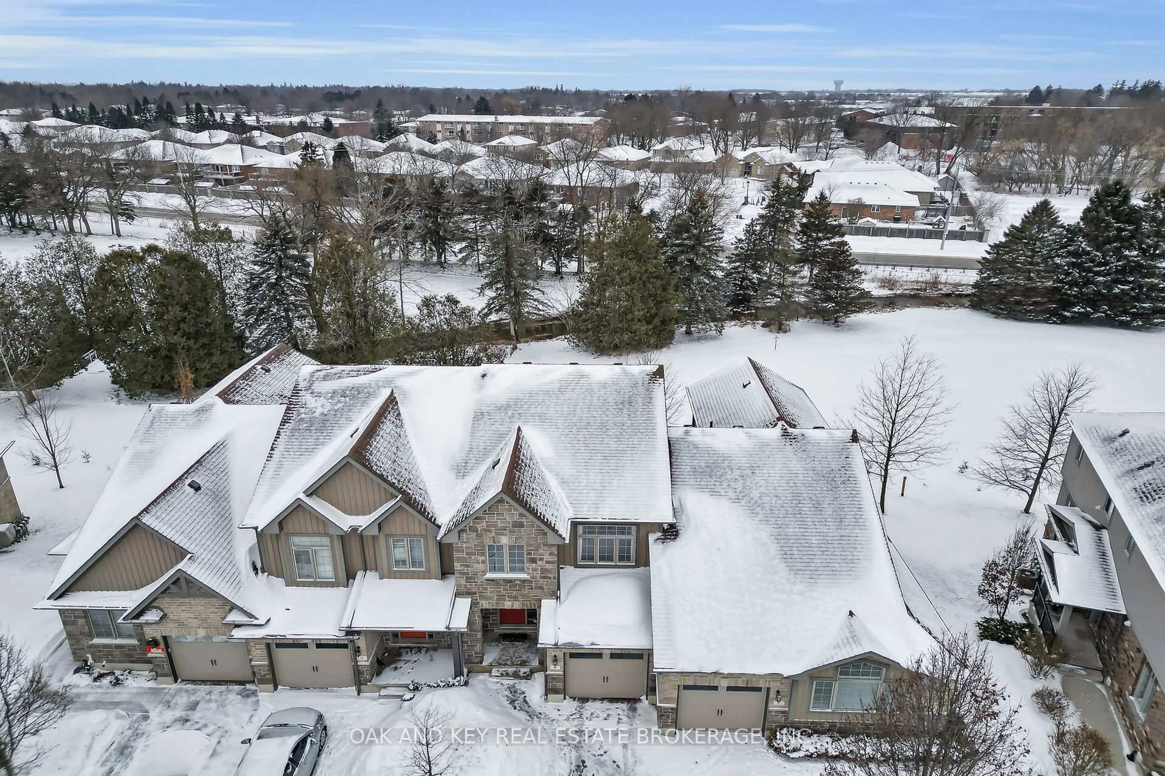 A pic from outside/outdoor area/front of a property/back of a property/a pic from drone, unknown for 55 Harrison St #8, Stratford Ontario N5A 0C9