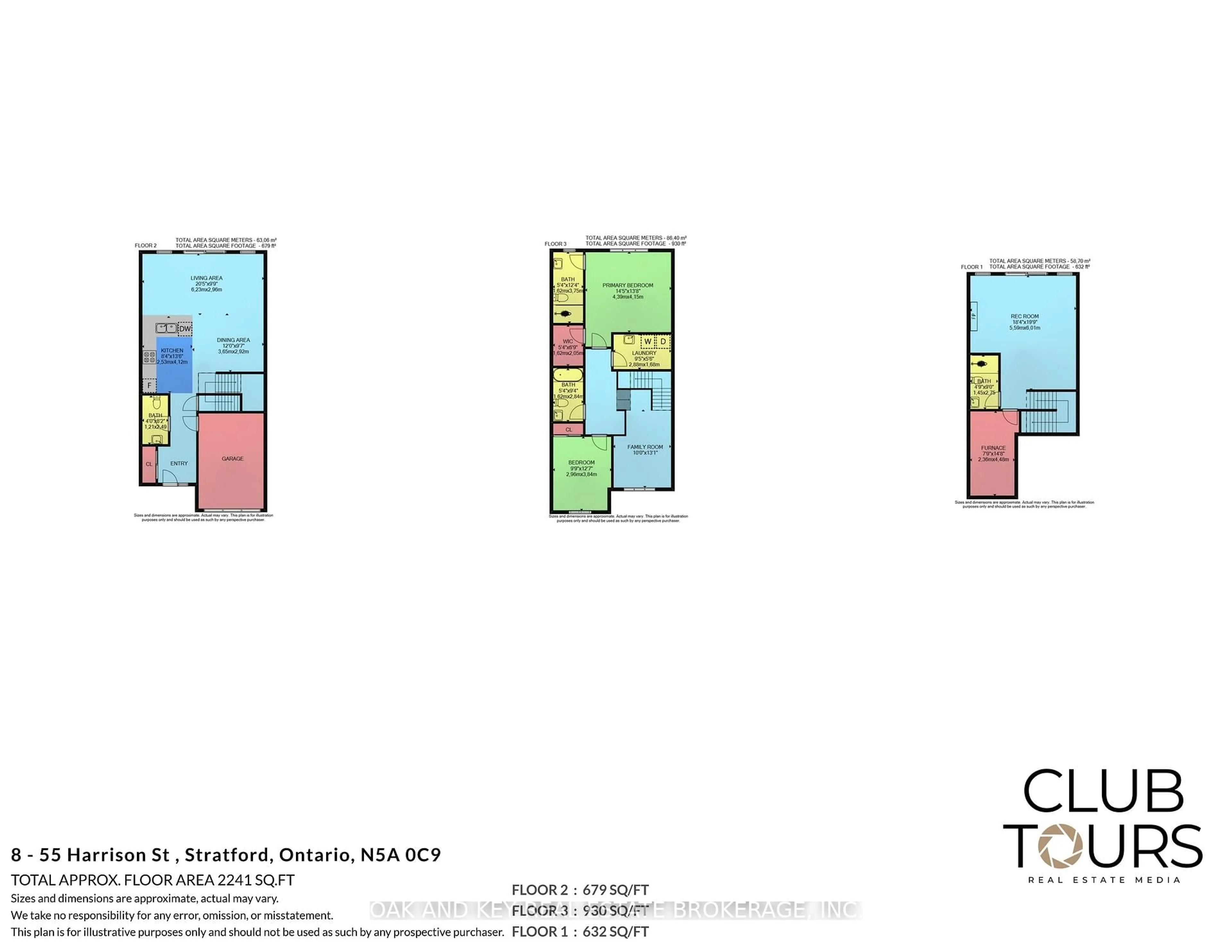 Floor plan for 55 Harrison St #8, Stratford Ontario N5A 0C9