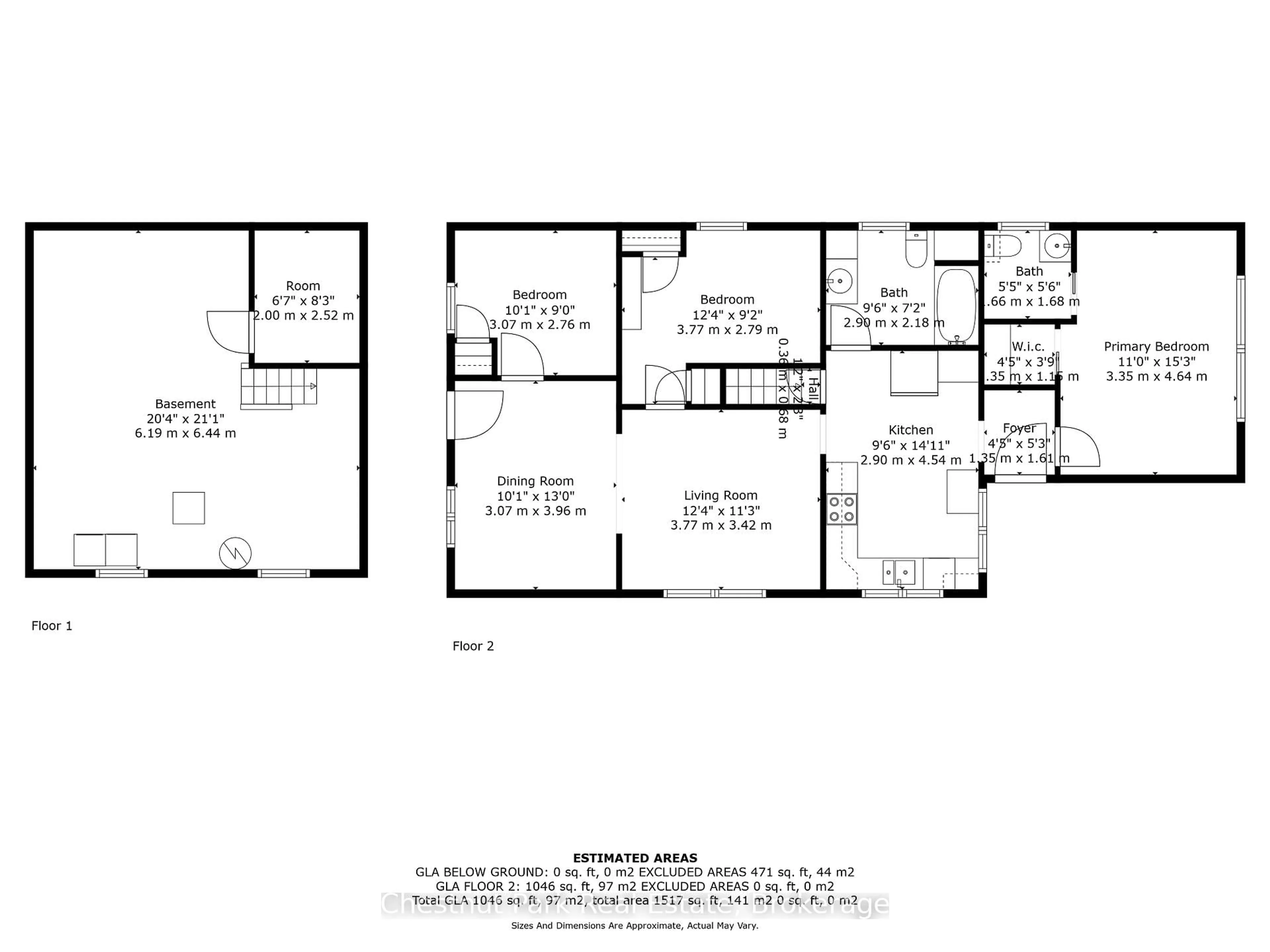 Floor plan for 3 CORA St, Huntsville Ontario P1H 1T5