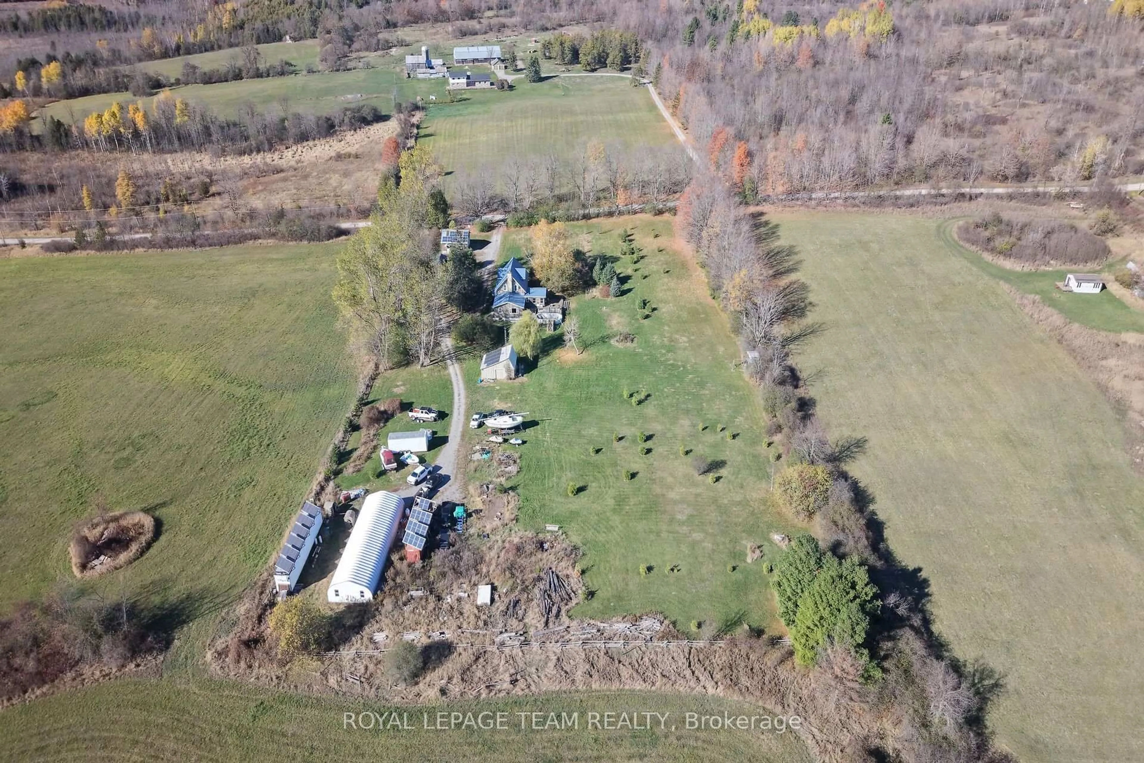 A pic from outside/outdoor area/front of a property/back of a property/a pic from drone, unknown for 15 Bass Rd, Elizabethtown-Kitley Ontario K0G 1L0