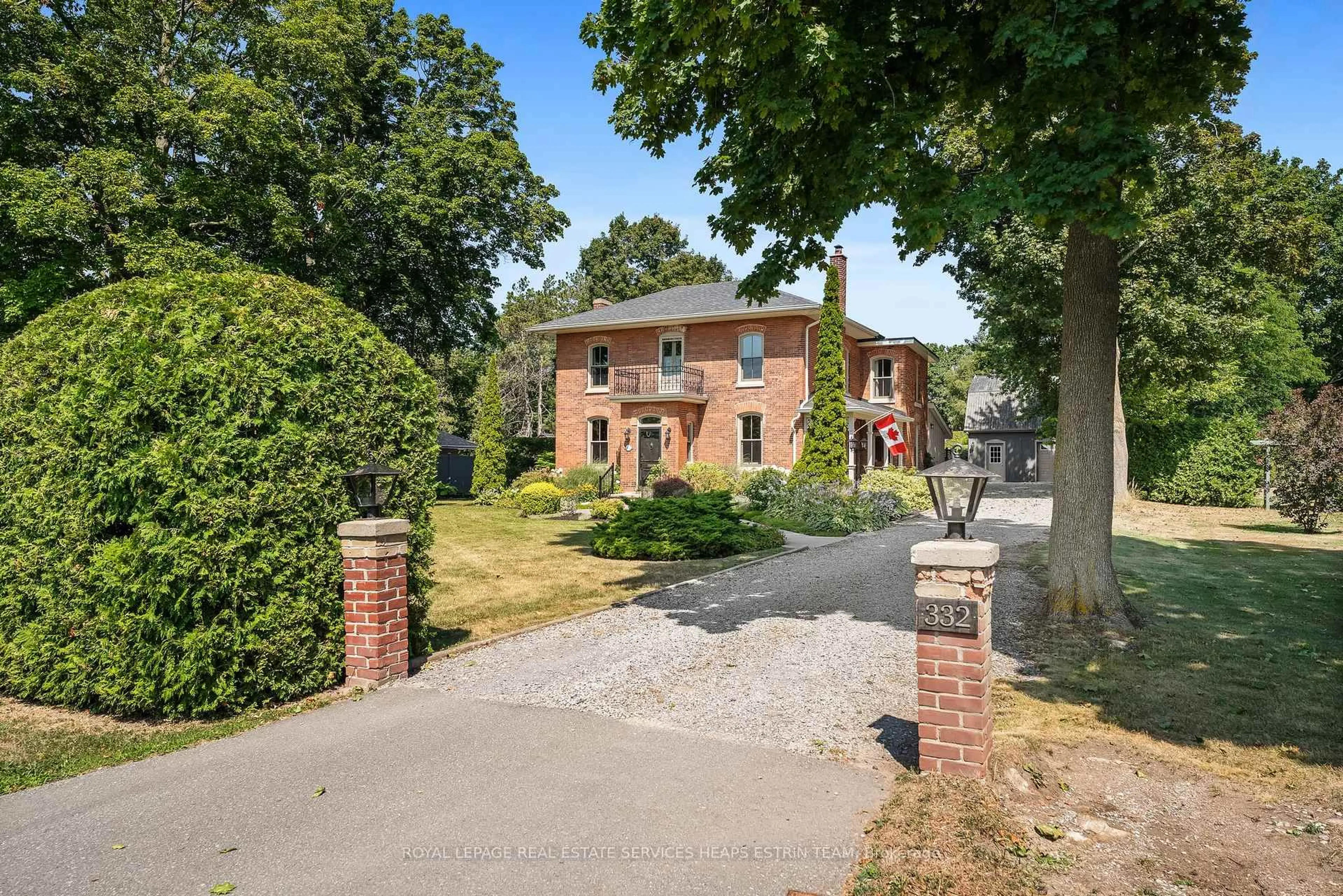 A pic from outside/outdoor area/front of a property/back of a property/a pic from drone, street for 332 Ridout St, Port Hope Ontario L1A 1R1