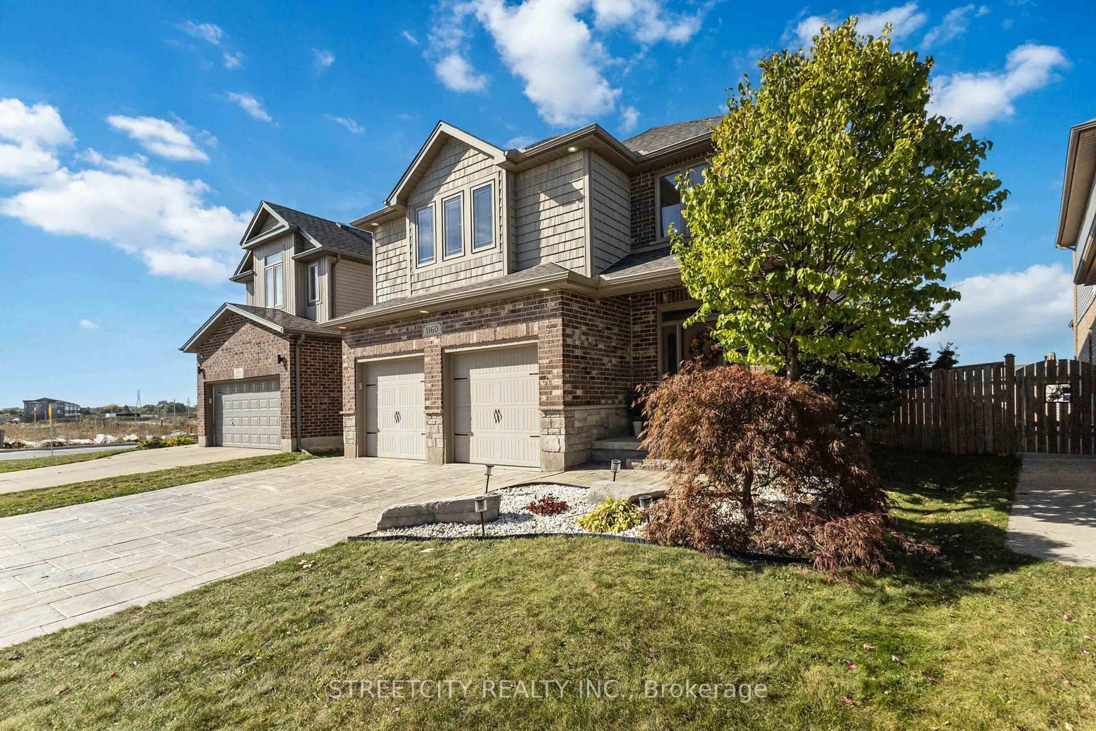 Home with brick exterior material, street for 1160 Cardinal Rd, London South Ontario N6M 0C3