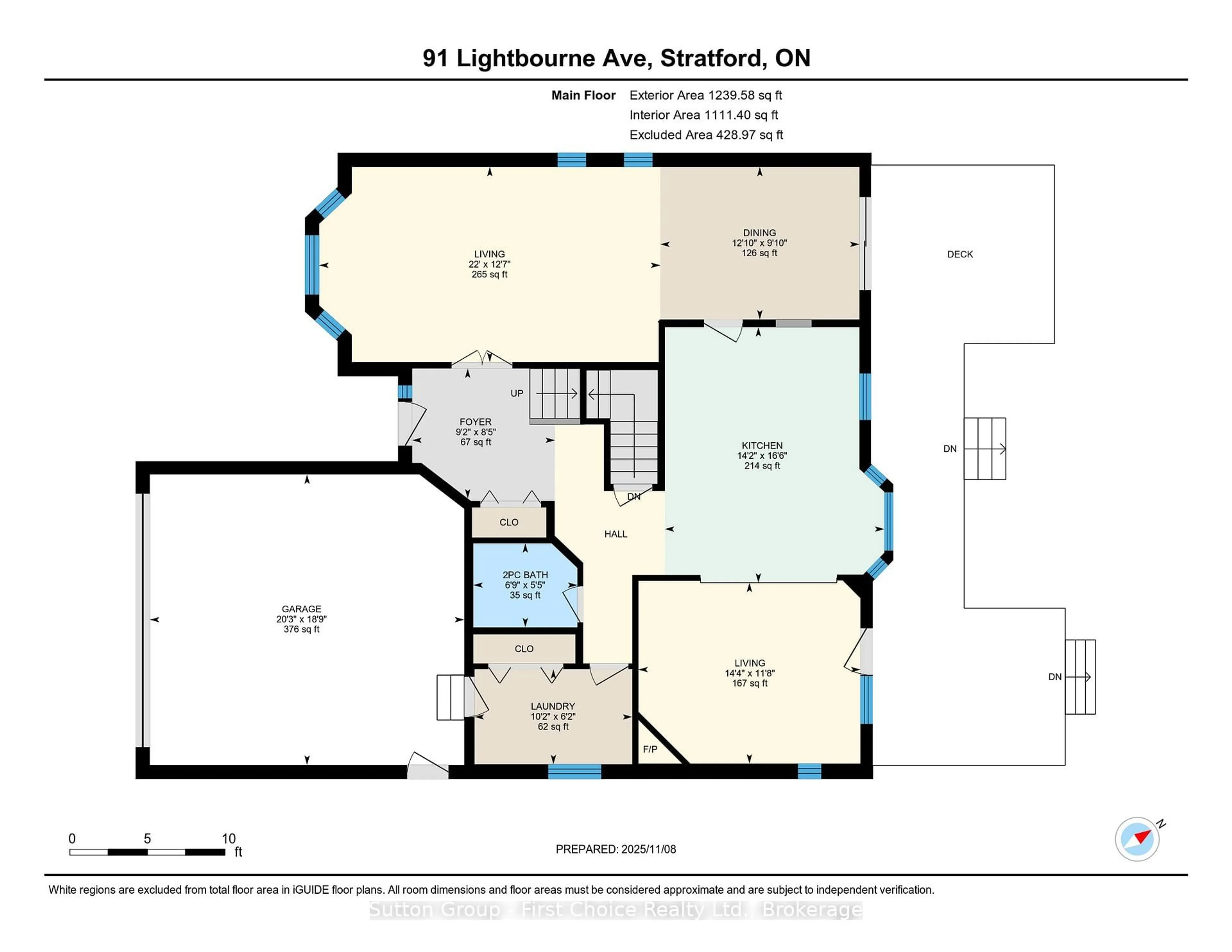 Floor plan for 91 Lightbourne Ave, Stratford Ontario N4Z 1C8