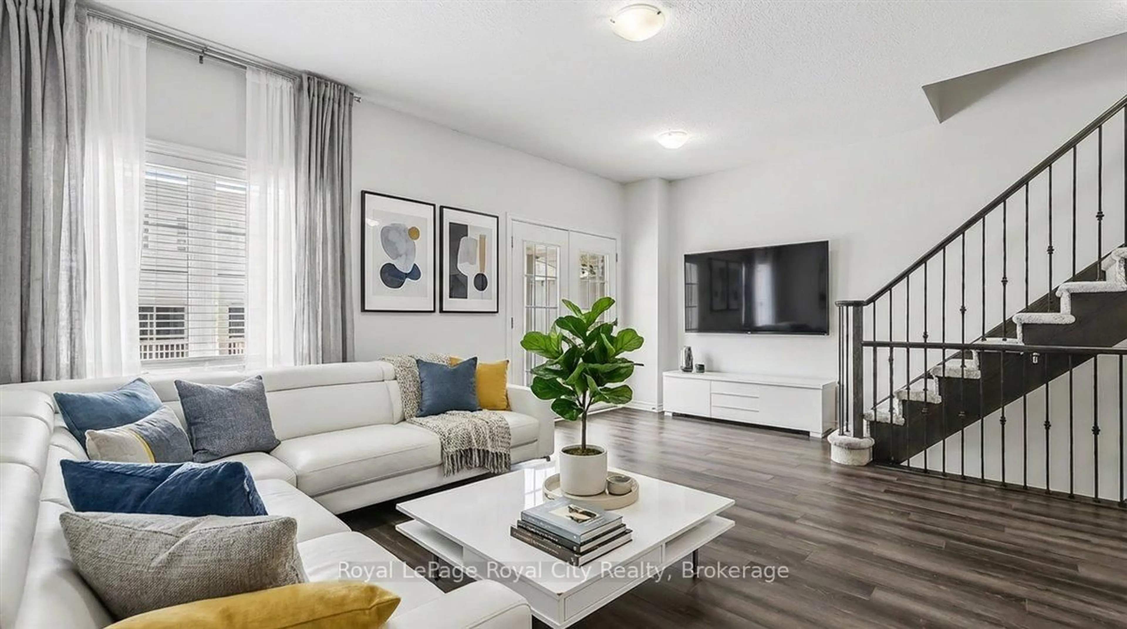 Living room with furniture, unknown for 88 Decorso Dr #22, Guelph Ontario N1L 0A9