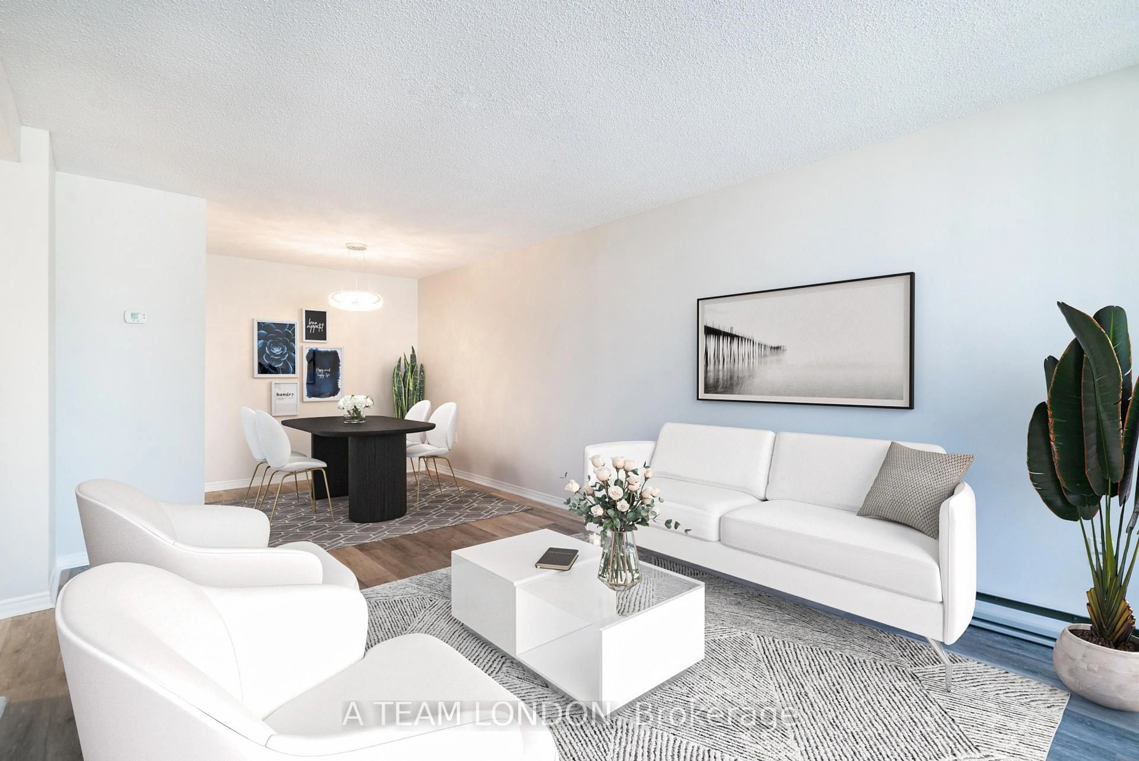 Living room with furniture, unknown for 155 Kent St #503, London East Ontario N6A 5N7