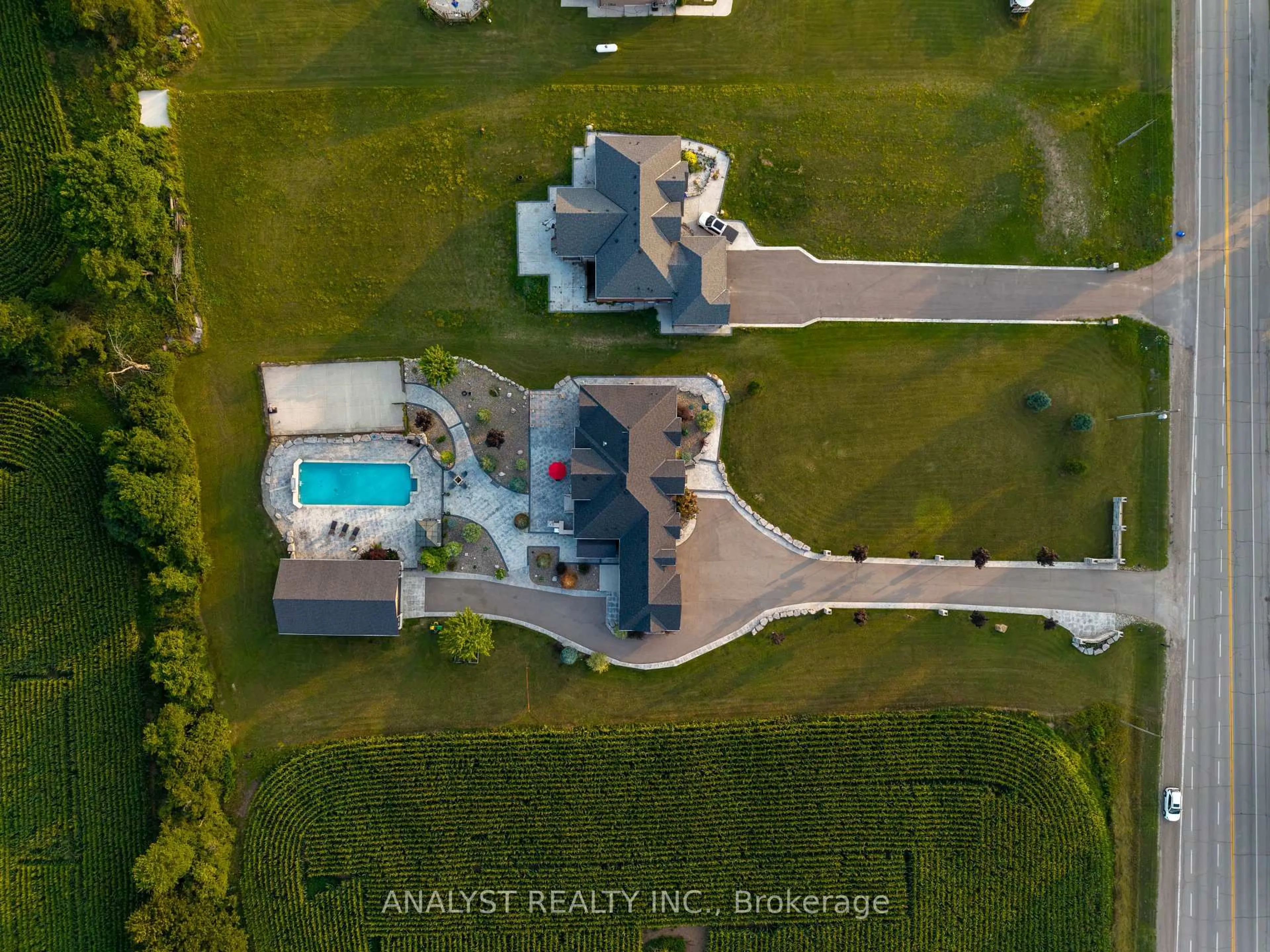 A pic from outside/outdoor area/front of a property/back of a property/a pic from drone, unknown for 9383 Wellington Road 124, Erin Ontario N0B 1T0