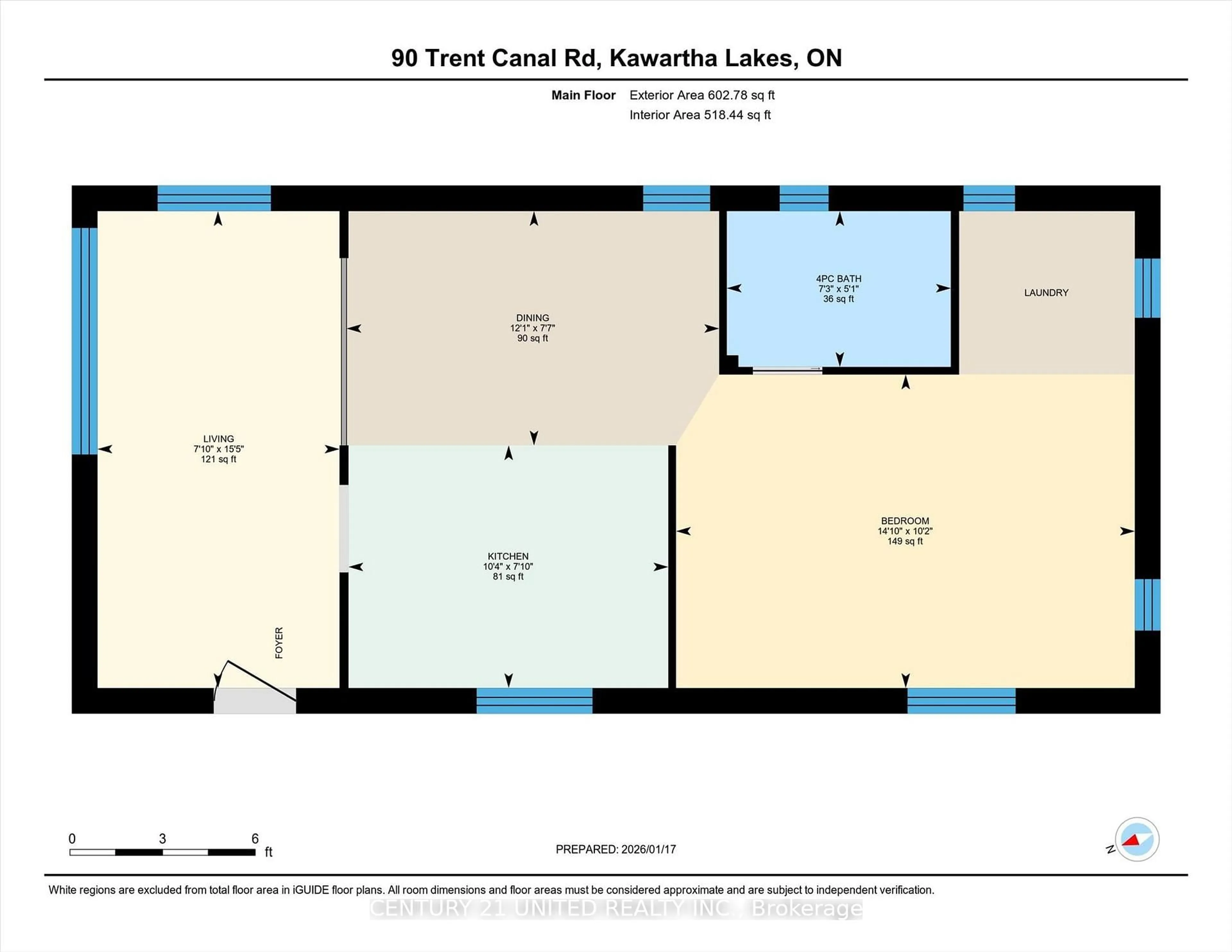 Floor plan for 90 Trent Canal Rd, Kawartha Lakes Ontario K0M 1N0