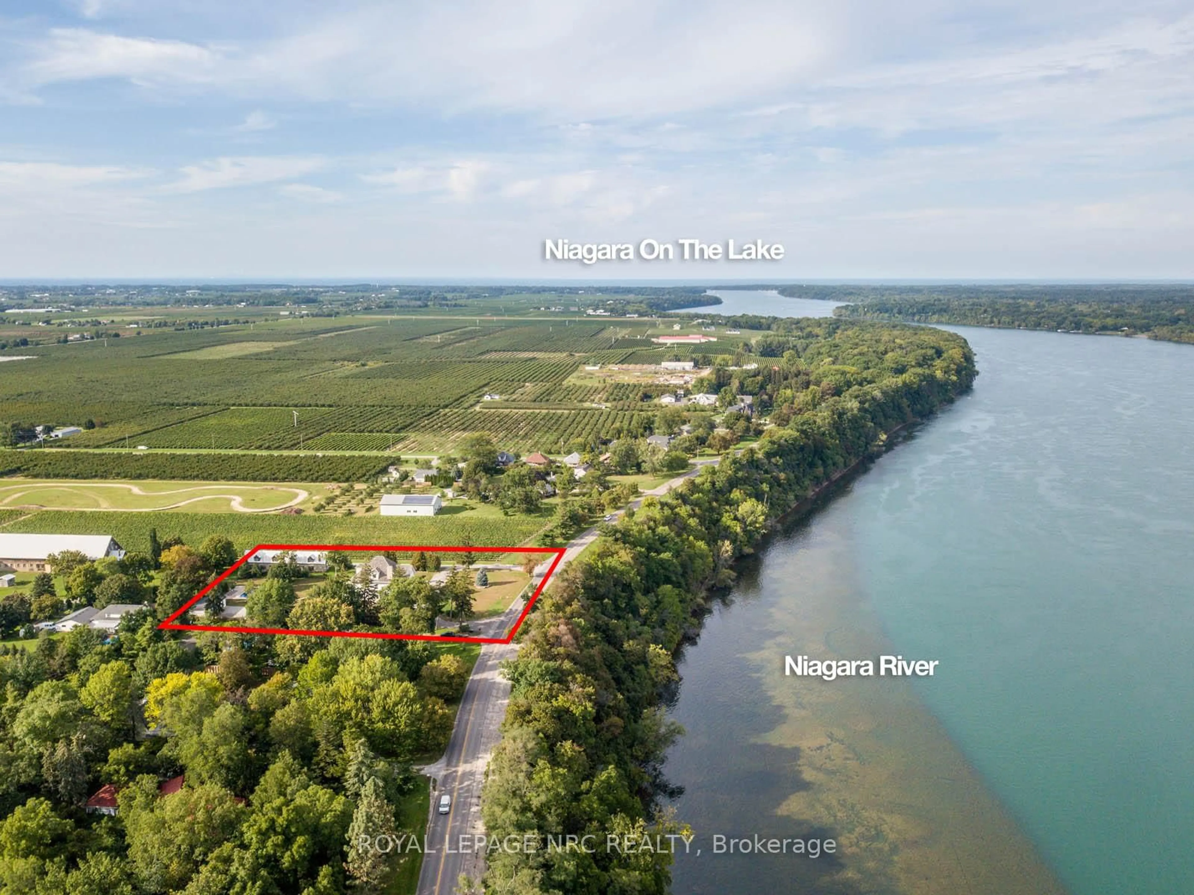 A pic from outside/outdoor area/front of a property/back of a property/a pic from drone, water/lake/river/ocean view for 14902 NIAGARA RIVER Pkwy, Niagara-on-the-Lake Ontario L0S 1J0