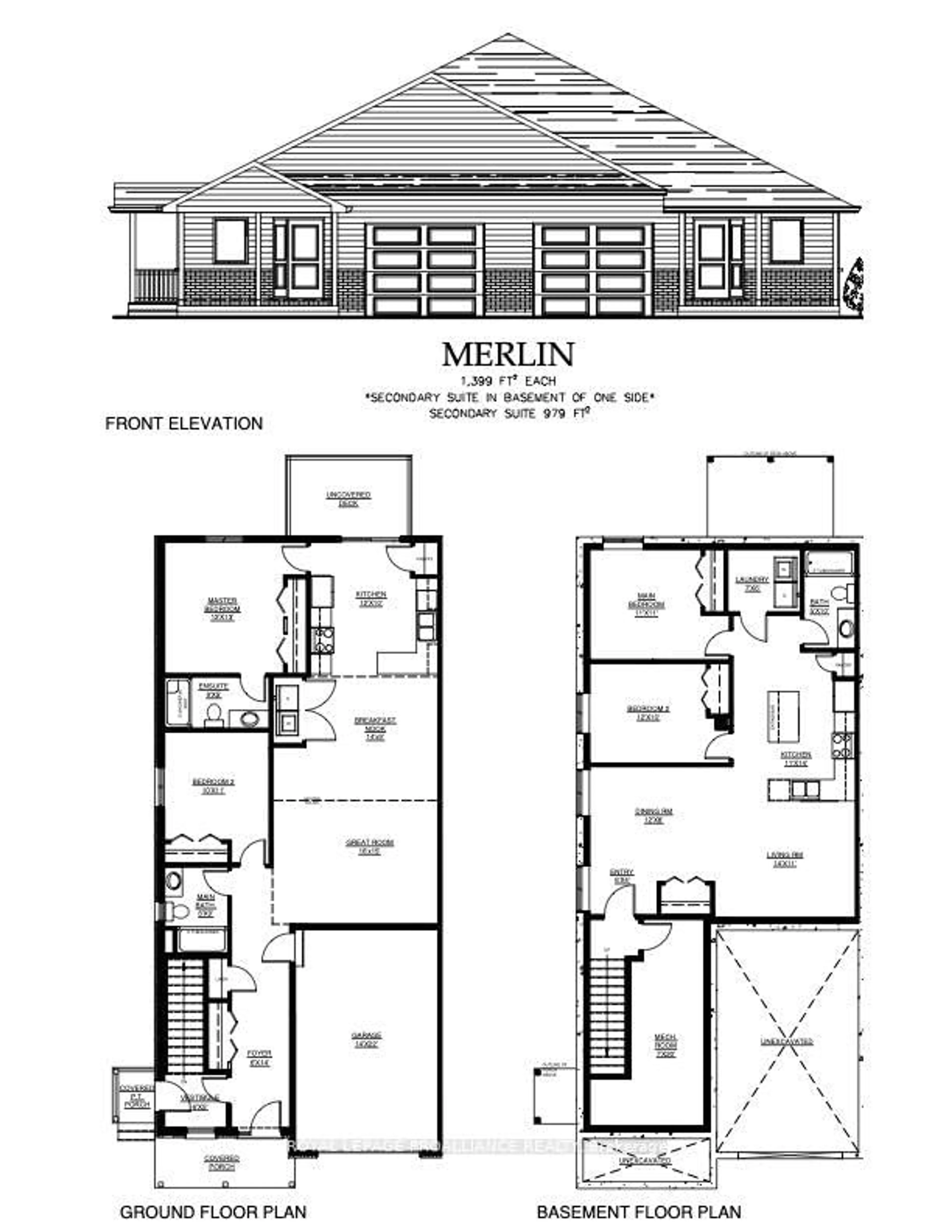 Floor plan for 51 Mackenzie John Cres, Brighton Ontario K0K 1H0