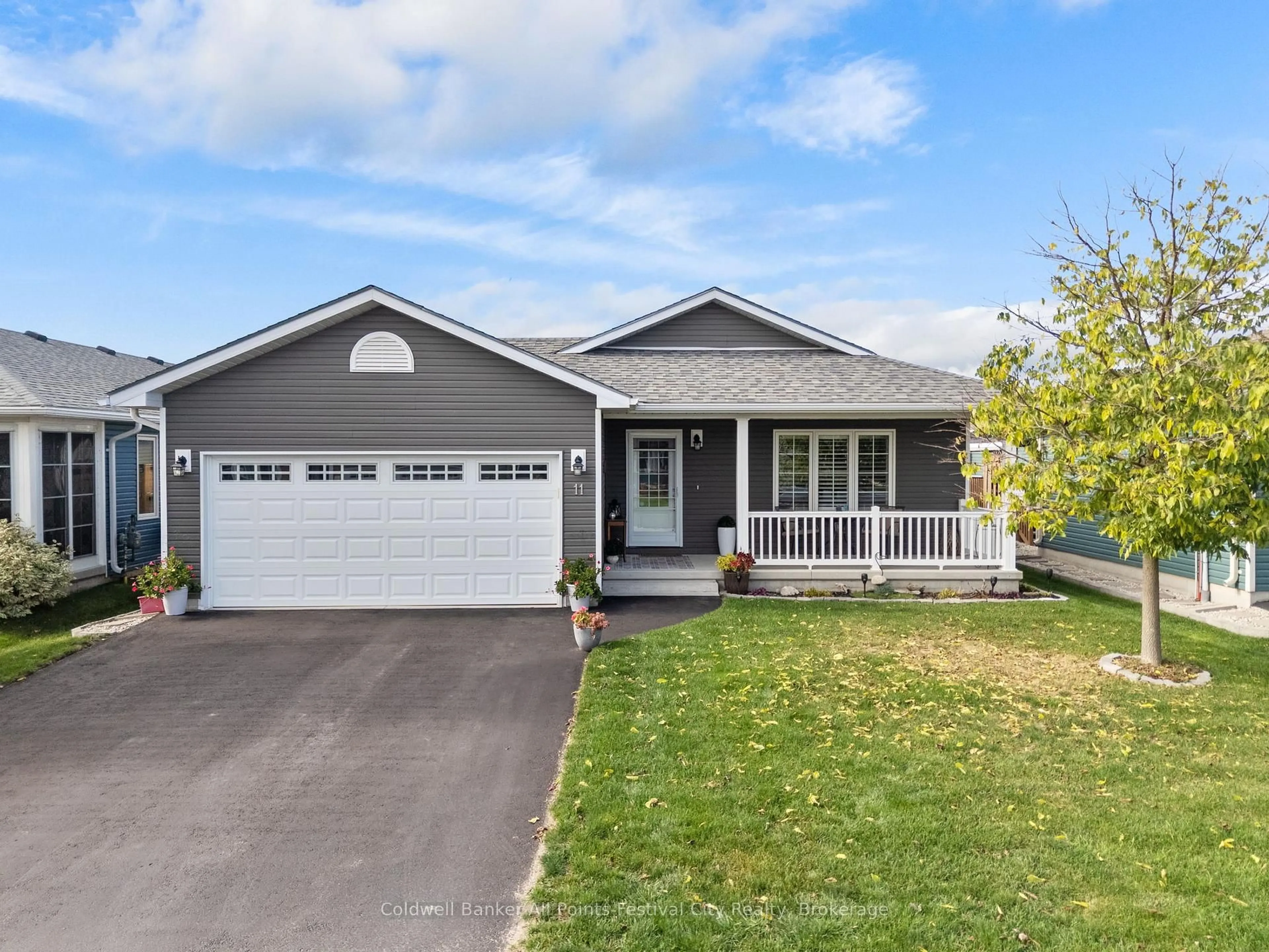 Home with vinyl exterior material, street for 11 Windward Way, Ashfield-Colborne-Wawanosh Ontario N7A 0B2