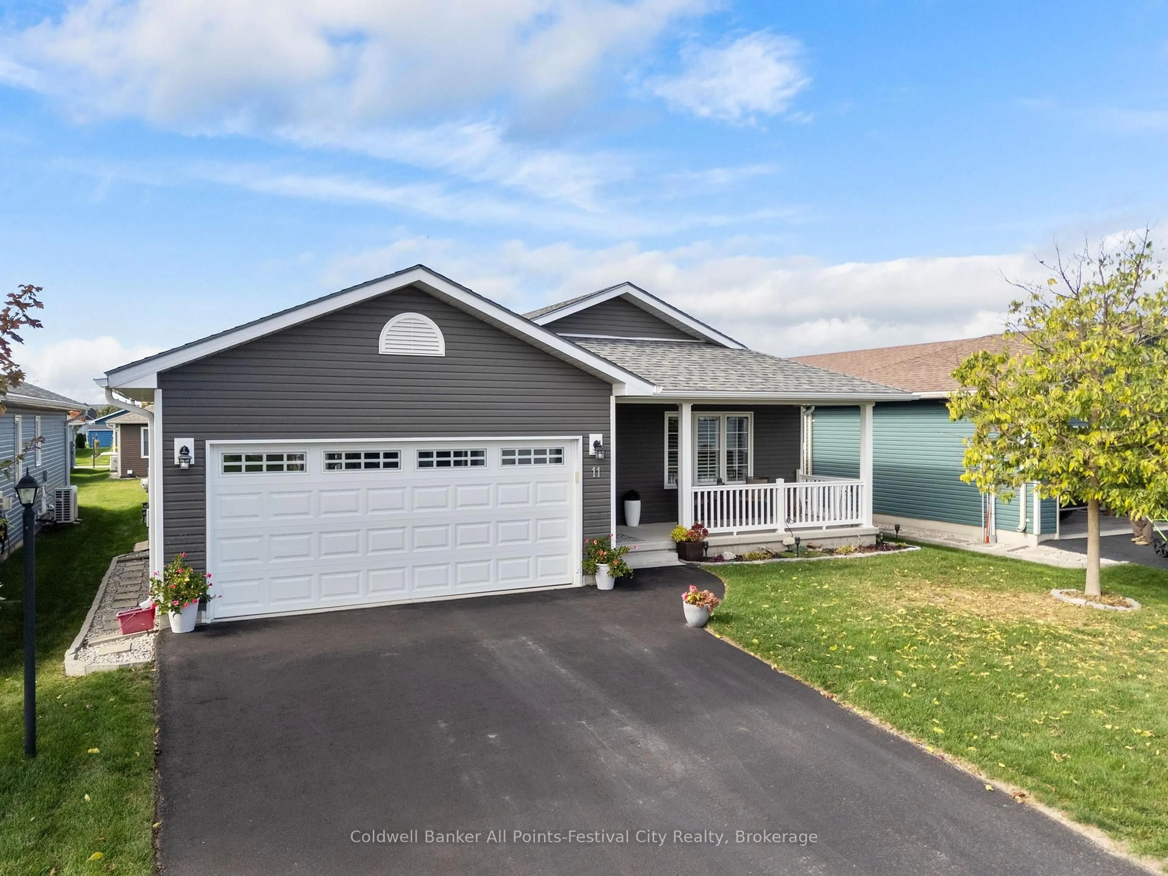 Home with vinyl exterior material, street for 11 Windward Way, Ashfield-Colborne-Wawanosh Ontario N7A 0B2