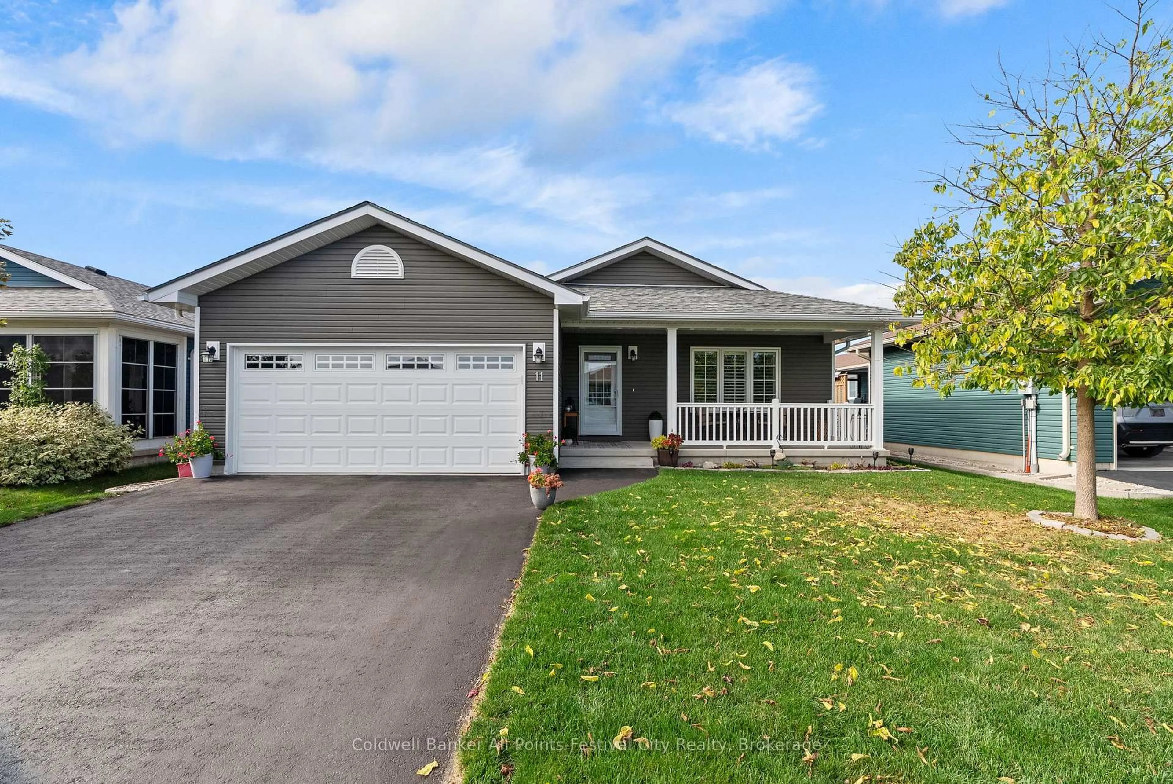 Home with vinyl exterior material, street for 11 Windward Way, Ashfield-Colborne-Wawanosh Ontario N7A 0B2