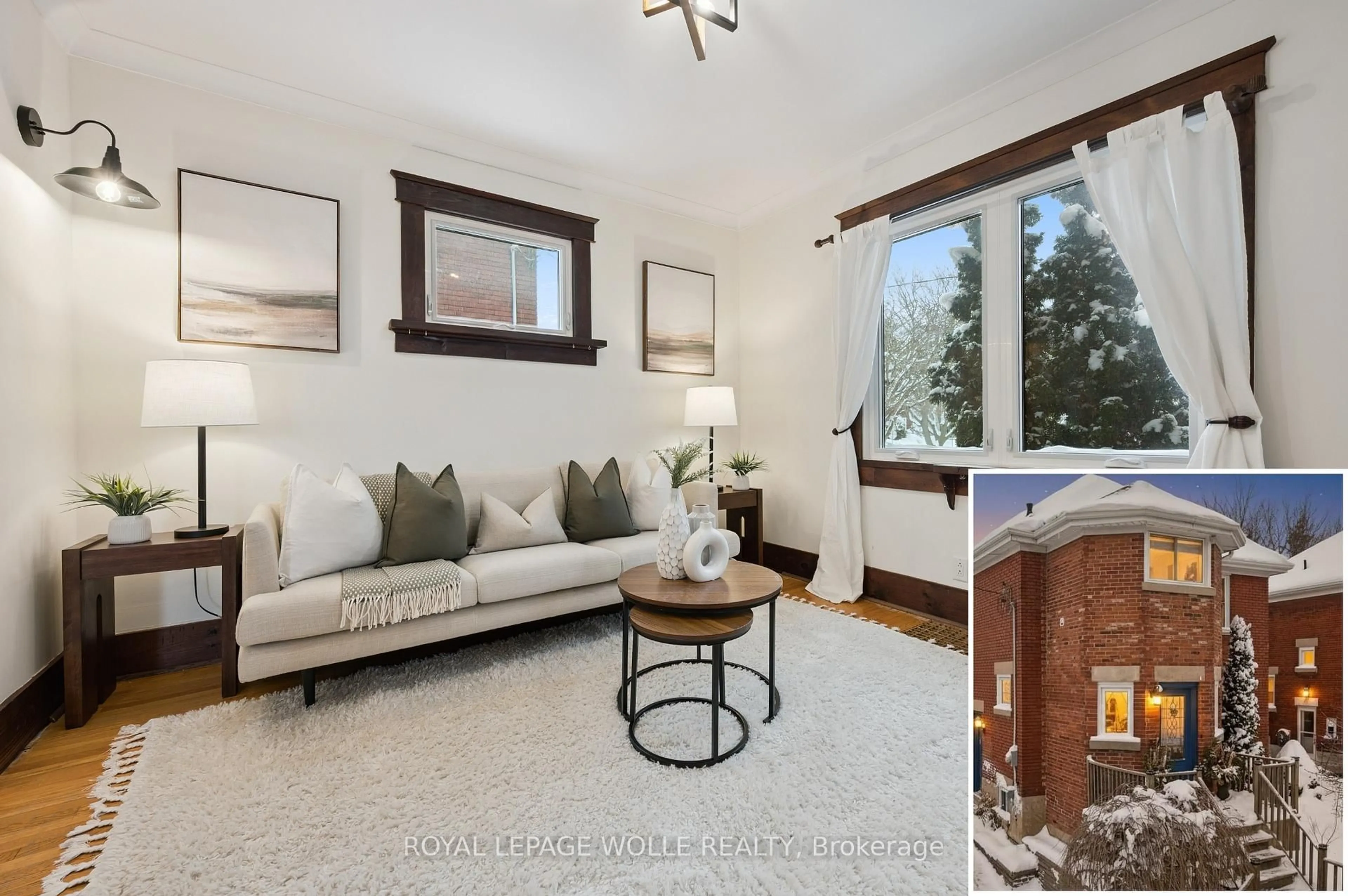 Living room with furniture, ceramic/tile floor for 32 Dane St, Kitchener Ontario N2H 3H7