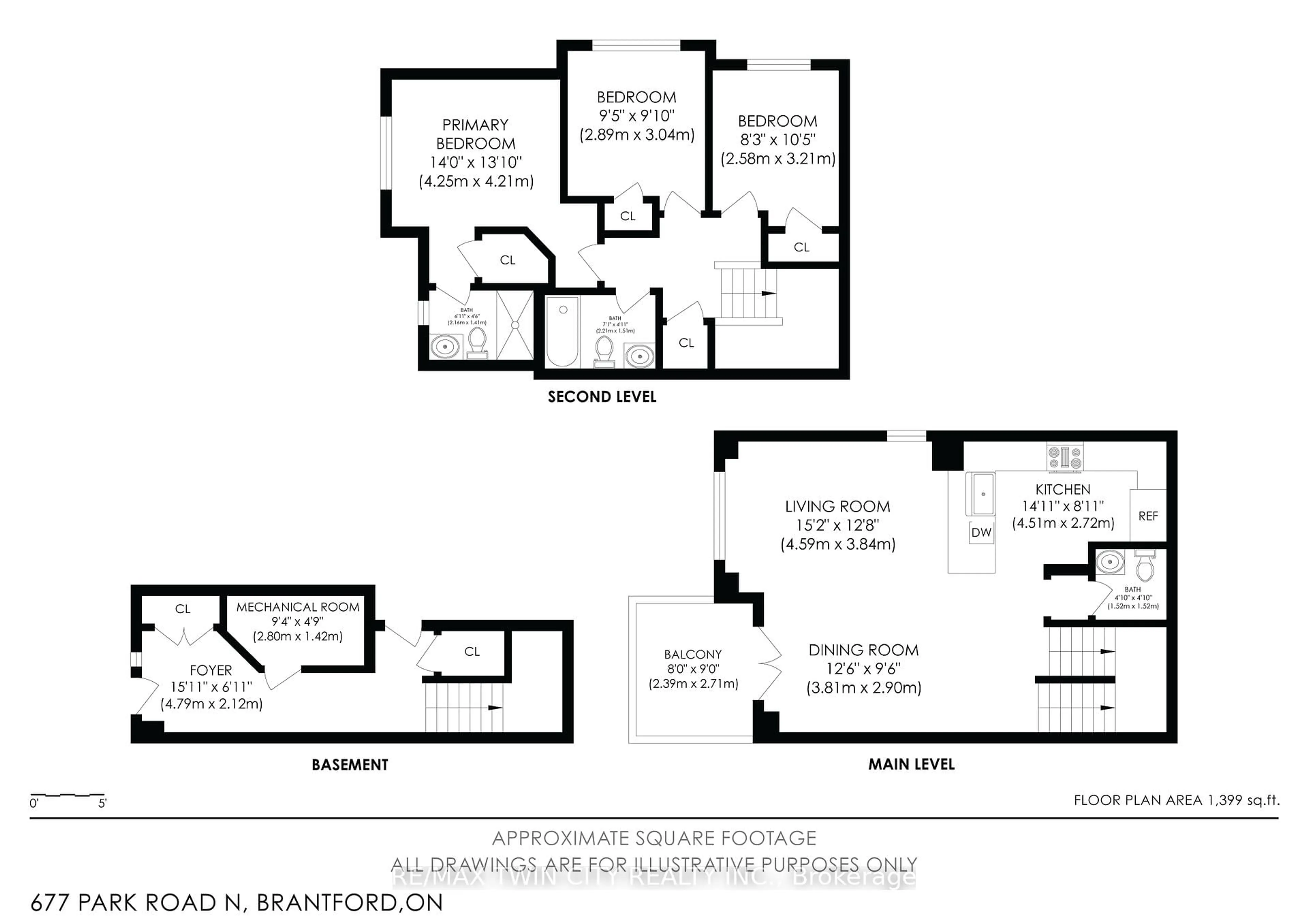 Floor plan for 677 Park Rd #150, Brantford Ontario N3R 0C2