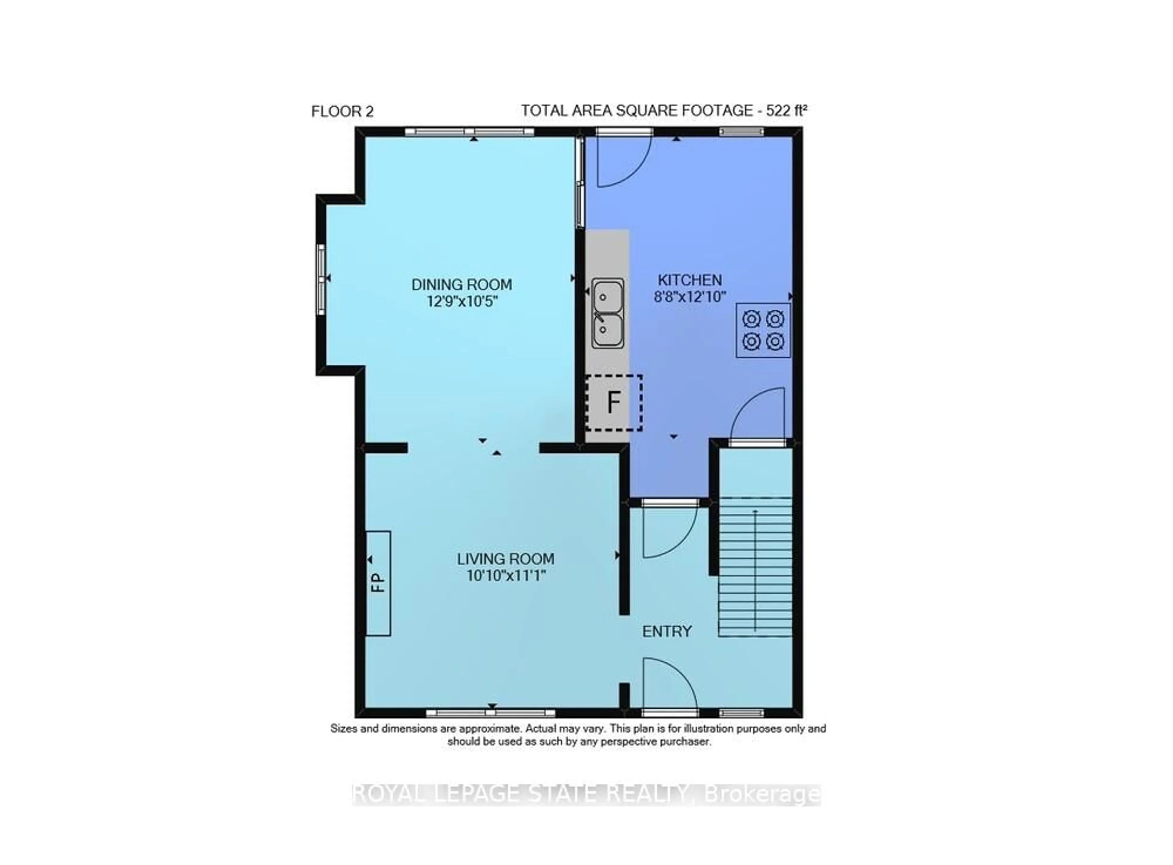Floor plan for 250 Glendale Ave, Hamilton Ontario L8L 7K3
