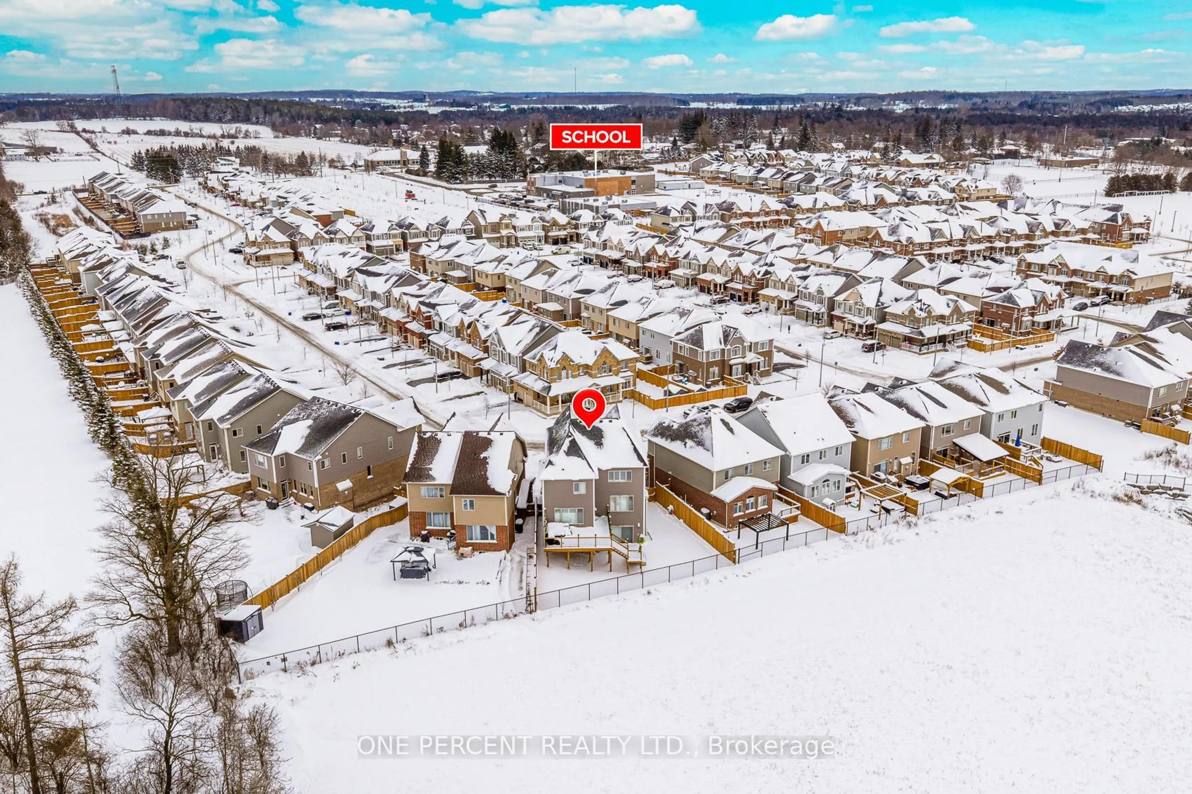 A pic from outside/outdoor area/front of a property/back of a property/a pic from drone, mountain view for 260 Edgar Bonner Ave, Guelph/Eramosa Ontario N0B 2K0