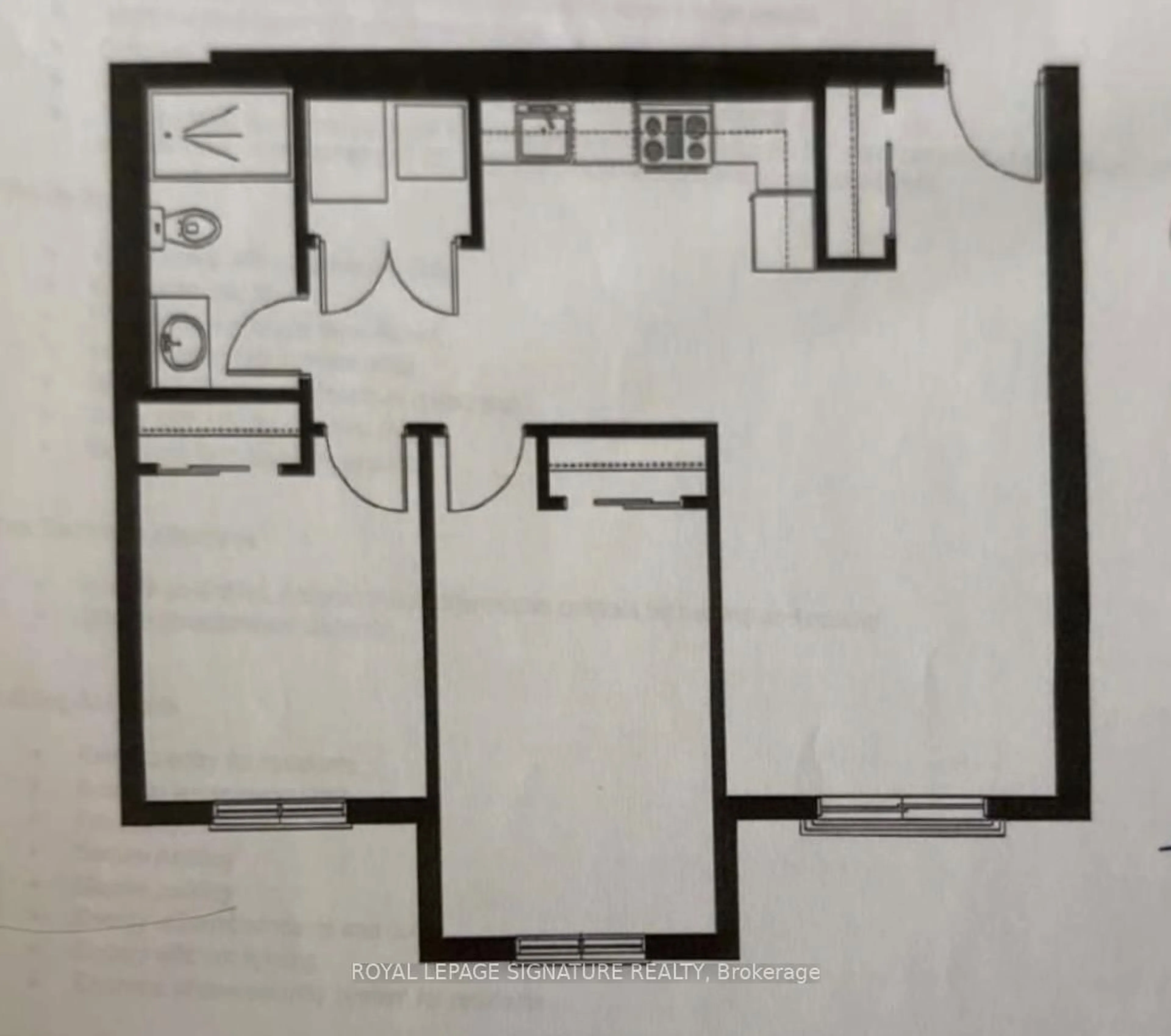 Floor plan for 501 Frontenac St #218, Kingston Ontario K7K 4L9