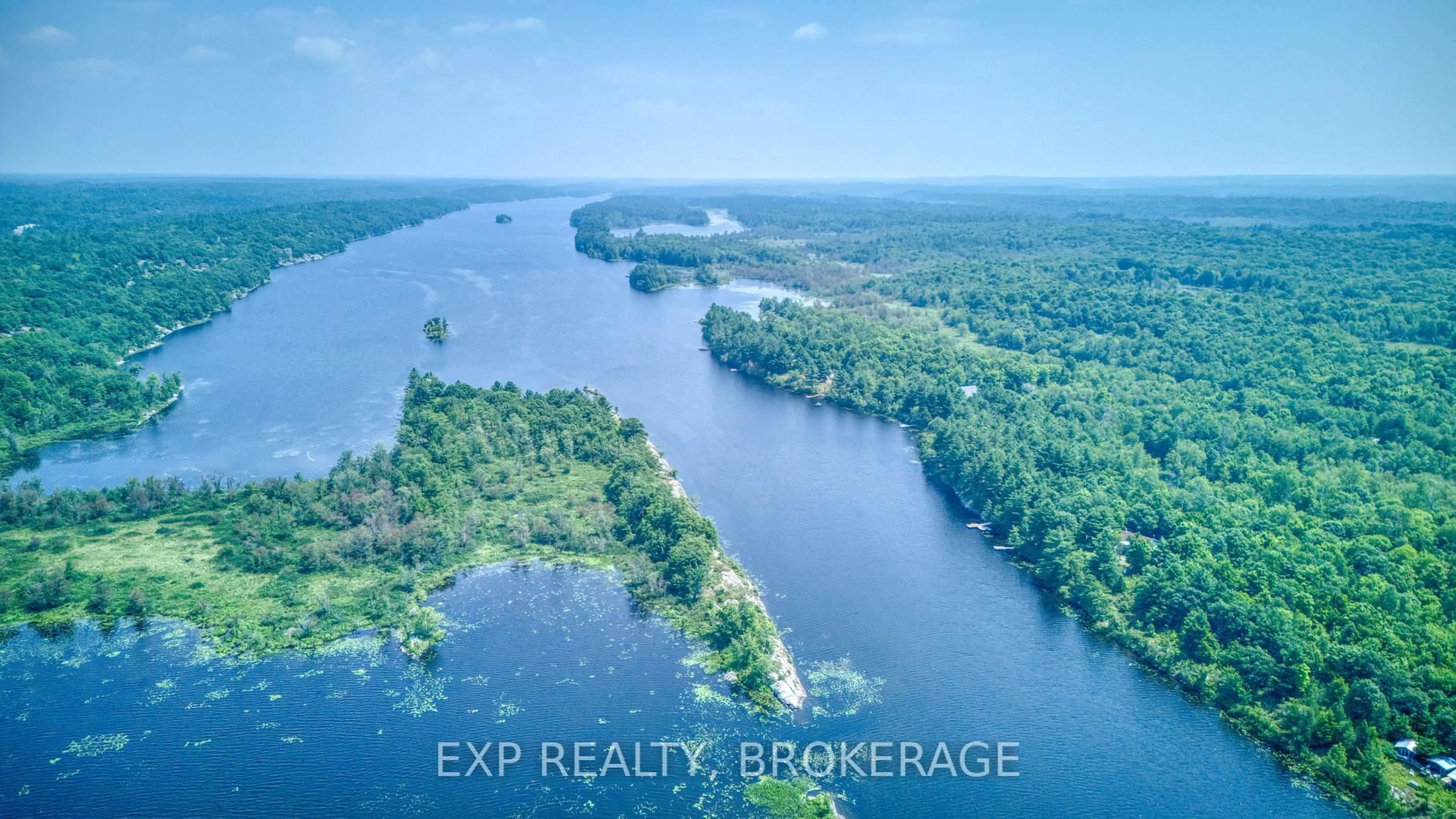 A pic from outside/outdoor area/front of a property/back of a property/a pic from drone, water/lake/river/ocean view for 1249 WATERS EDGE Lane, Arden Ontario K0H 1B0