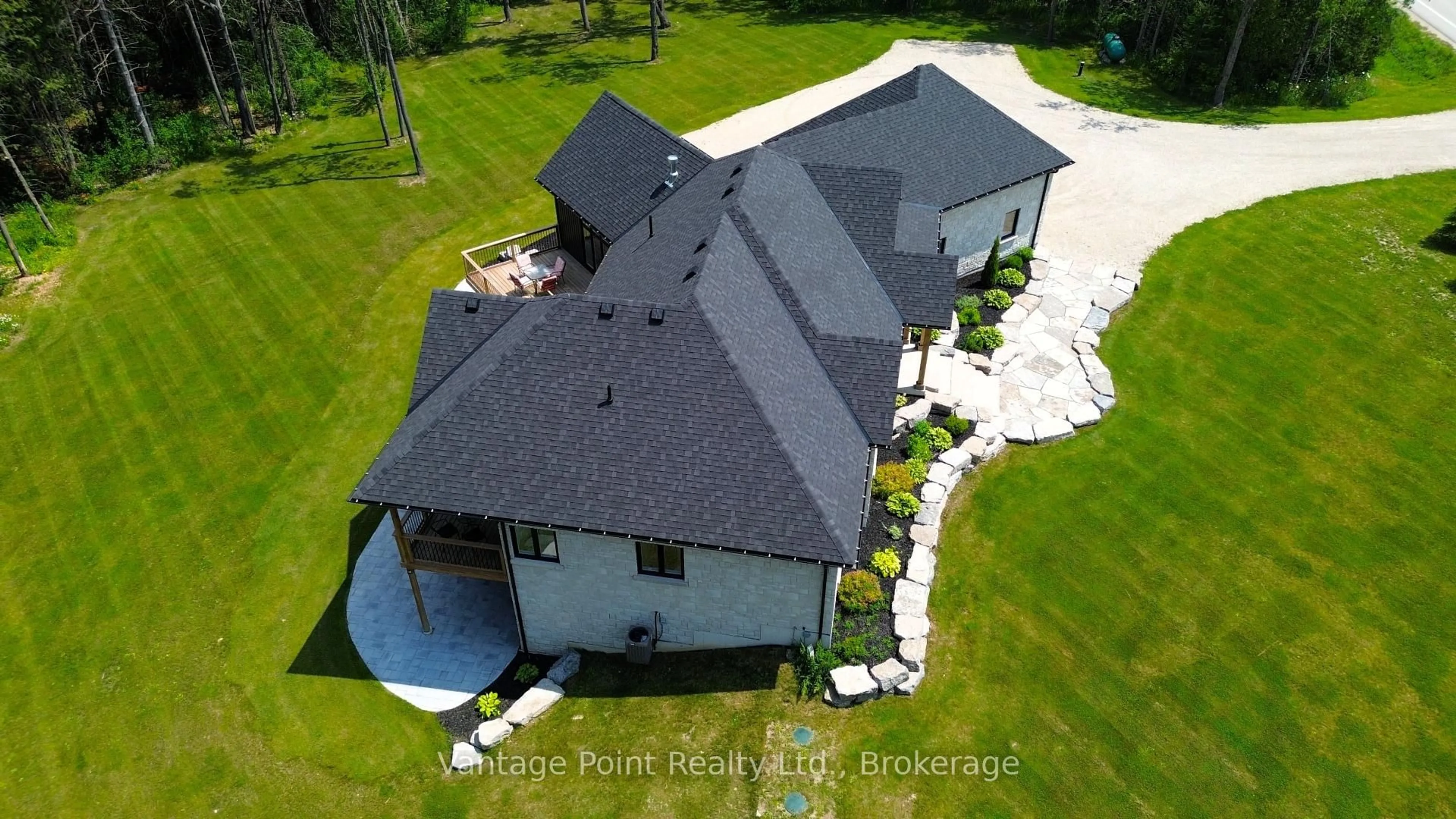 A pic from outside/outdoor area/front of a property/back of a property/a pic from drone, building for 249311 Grey 9 Rd, Grey Highlands Ontario N0C 1B0