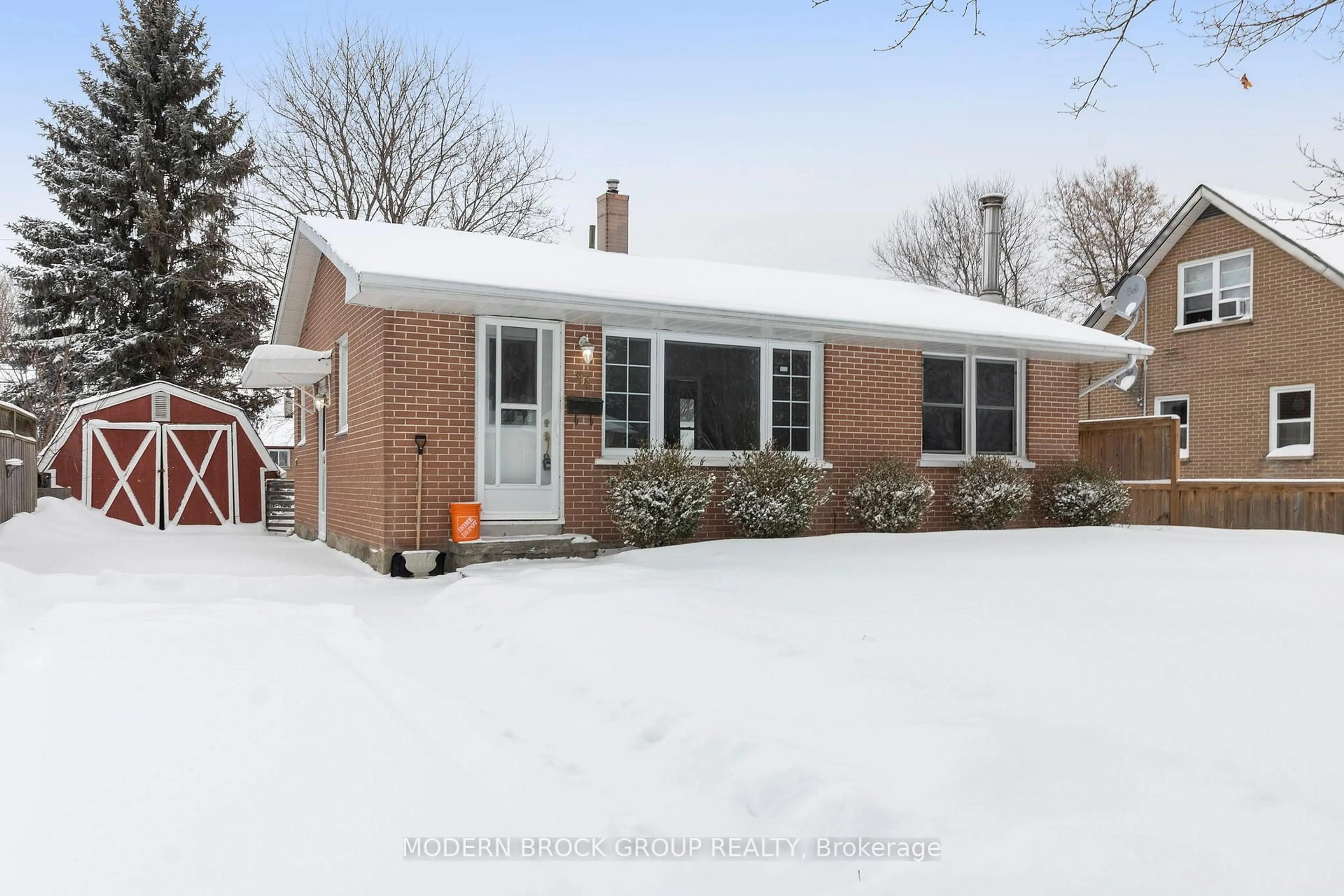 Home with brick exterior material, street for 94 Bisley Cres, Brockville Ontario K6V 2T8