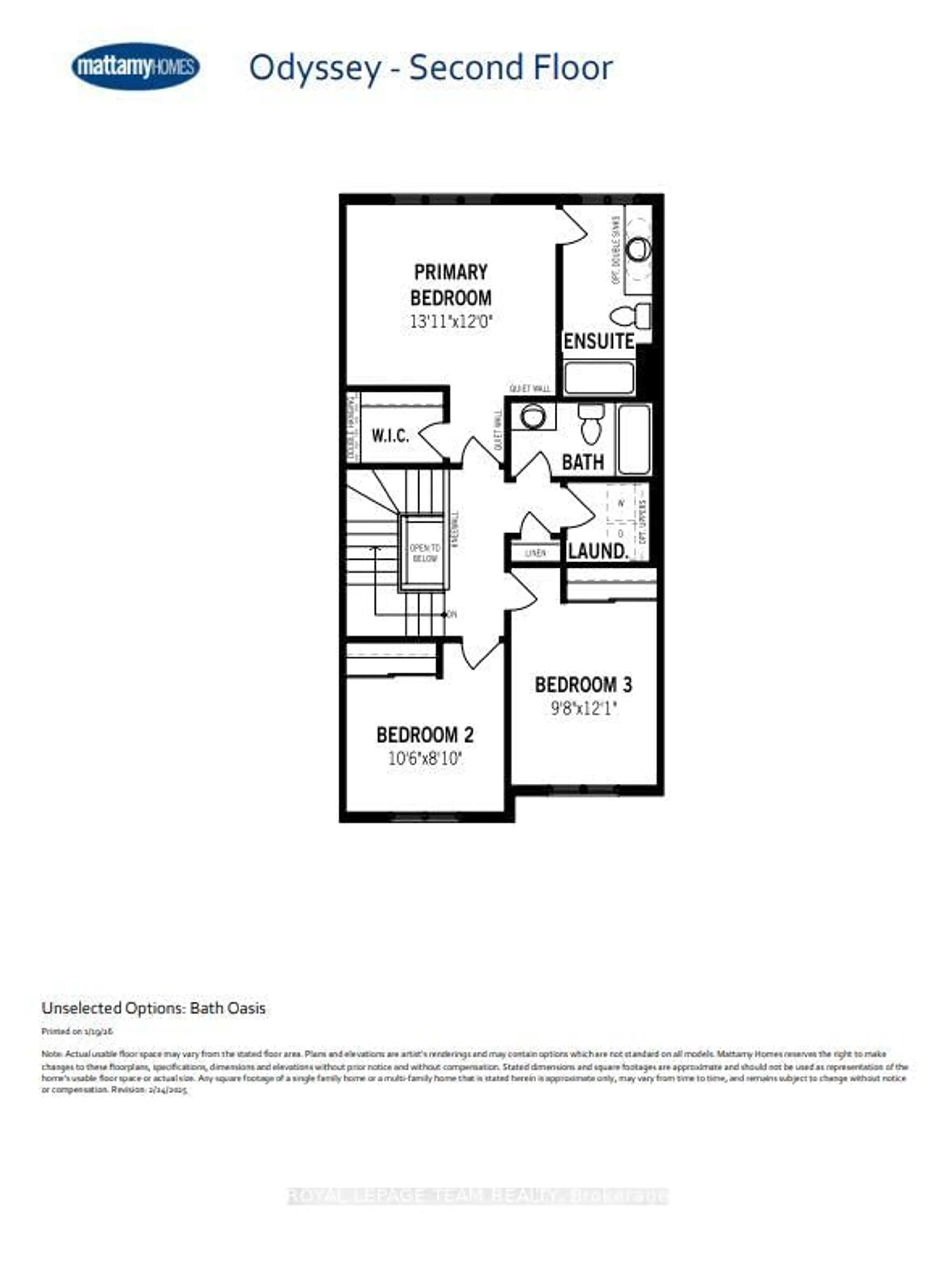 Floor plan for 720 Leone Farrel St, Kanata Ontario K2W 0P6