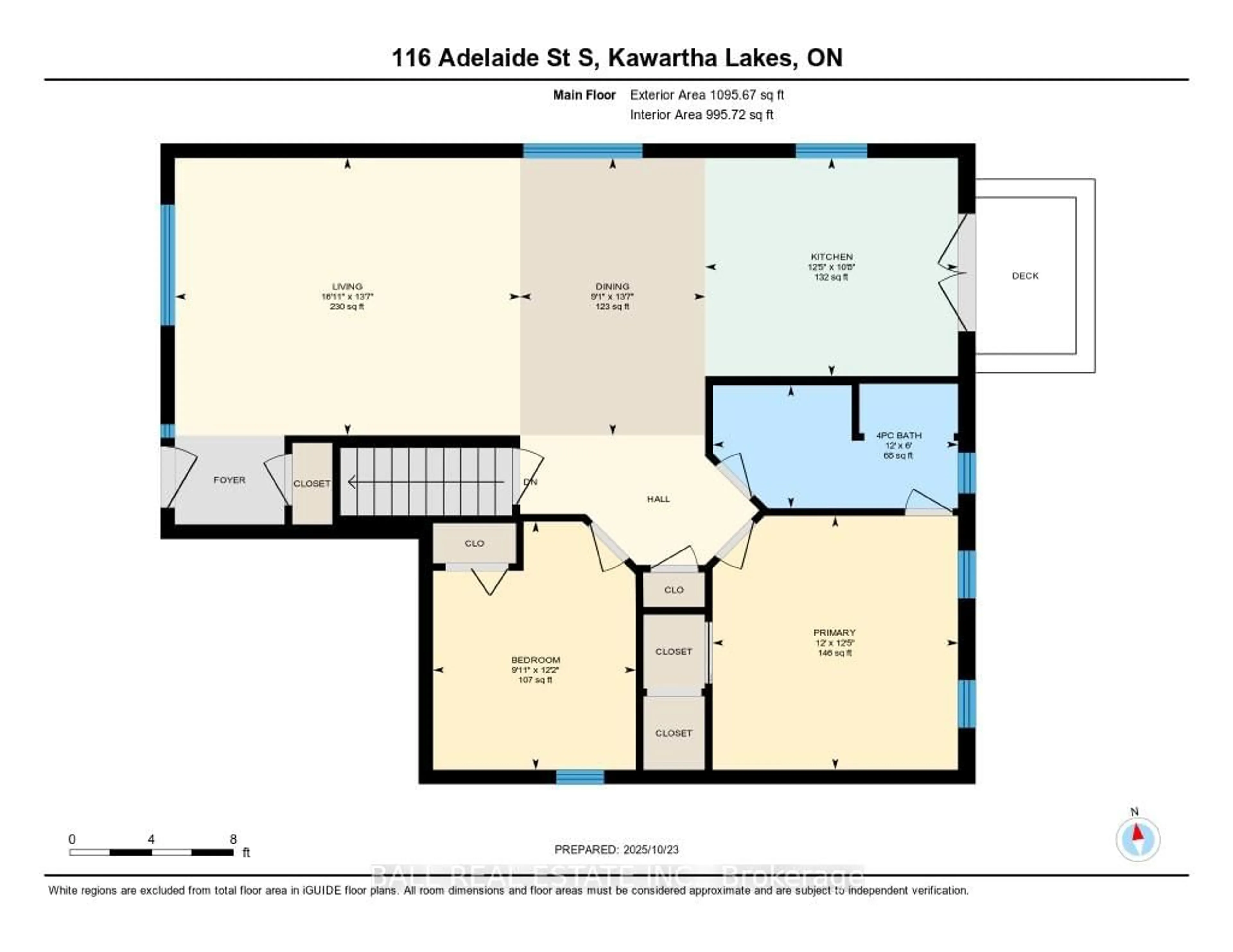 Floor plan for 116 Adelaide St, Kawartha Lakes Ontario K9V 0B7