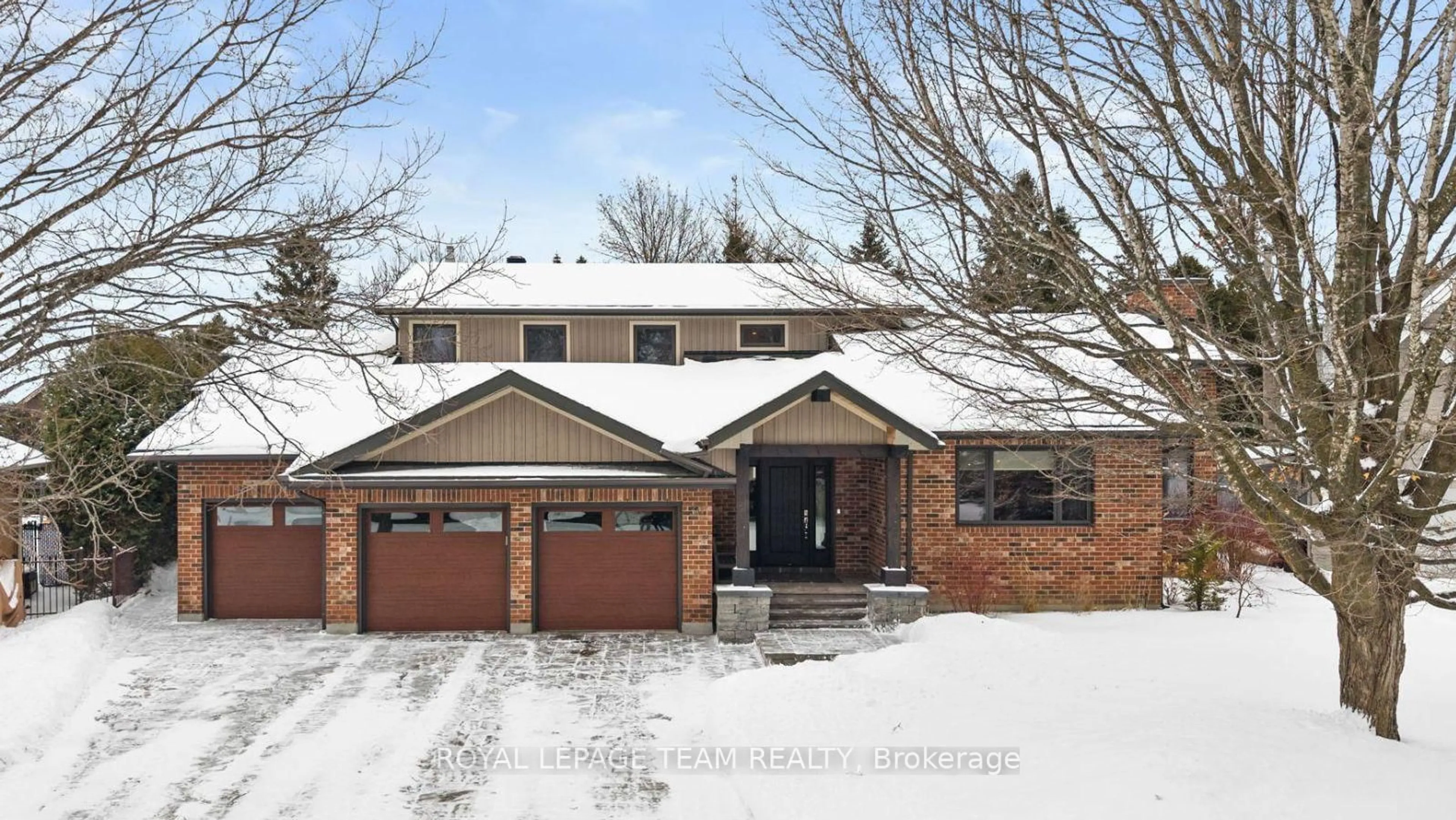 Home with brick exterior material, street for 36 Halldorson Cres, Kanata Ontario K2K 2C7