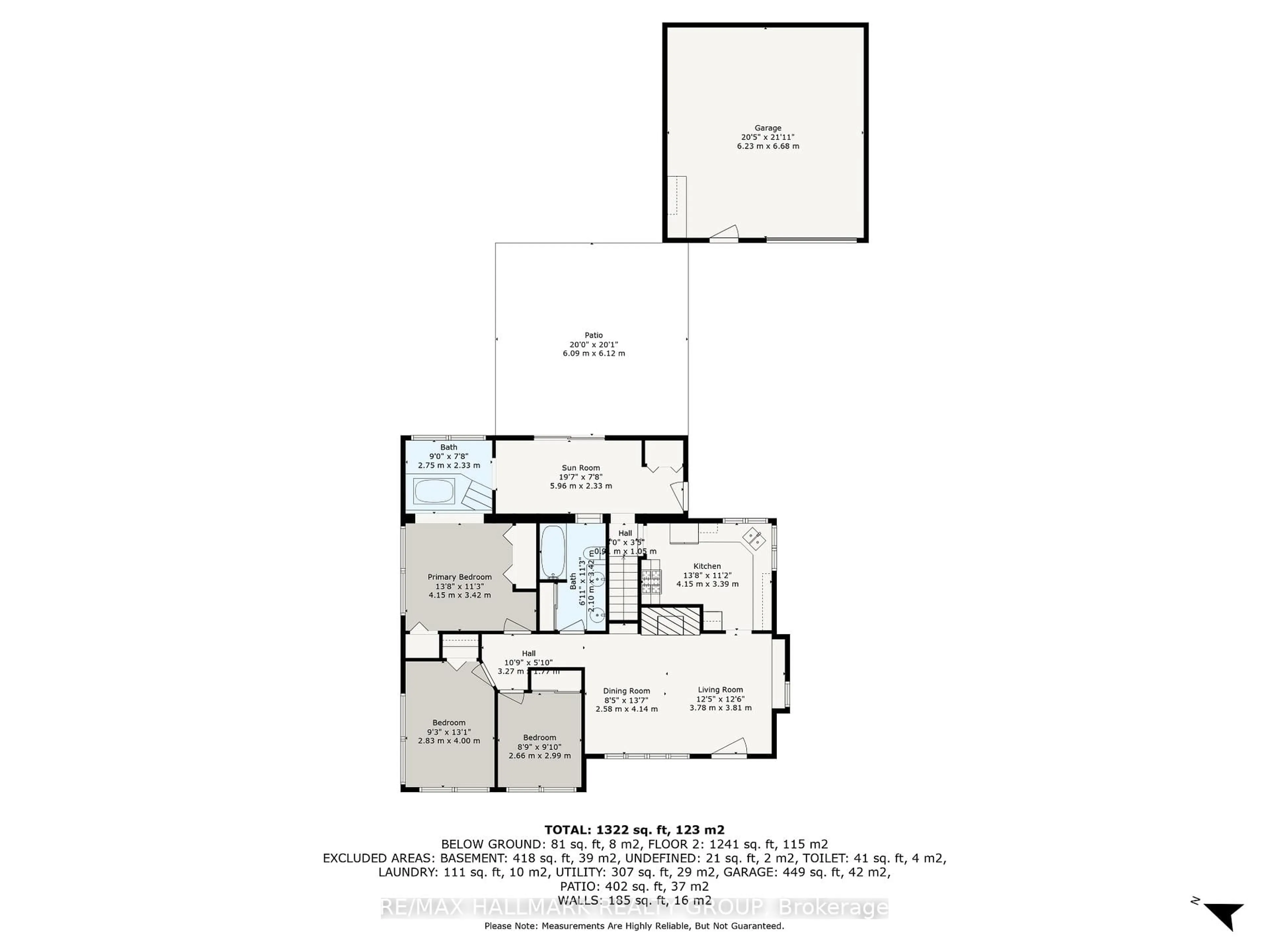Floor plan for 991 BLAIR Rd, Ottawa Ontario K1J 7M9